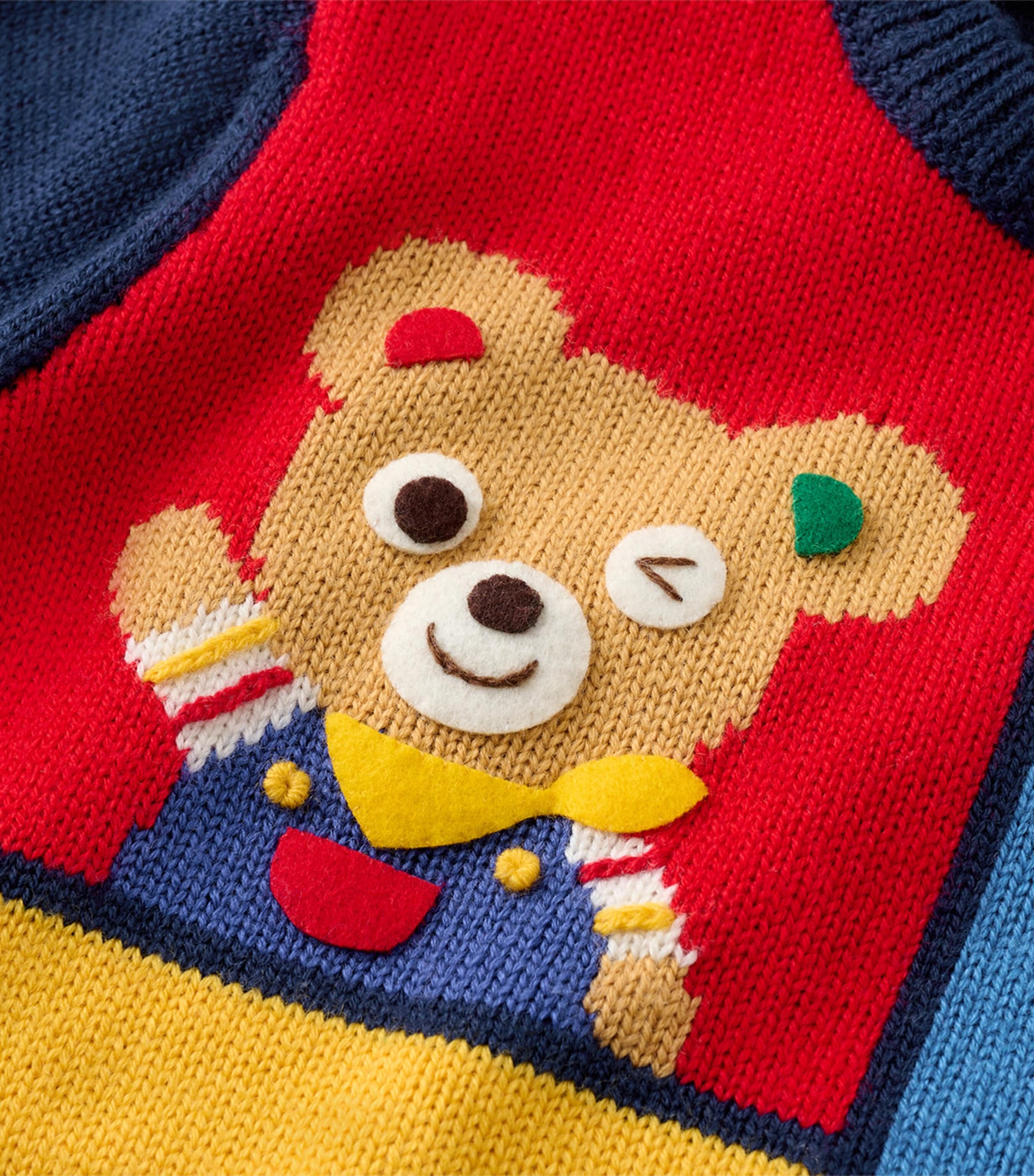 Wool-Blend Colour-Block Sweater (2-4 Years) 87 Image 3