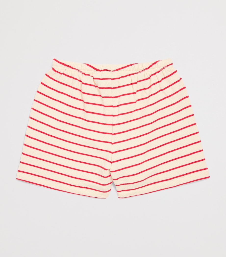 x RHW Organic Cotton Stripe Shorts (5-8 Years) PORTA TRIPE Image 2