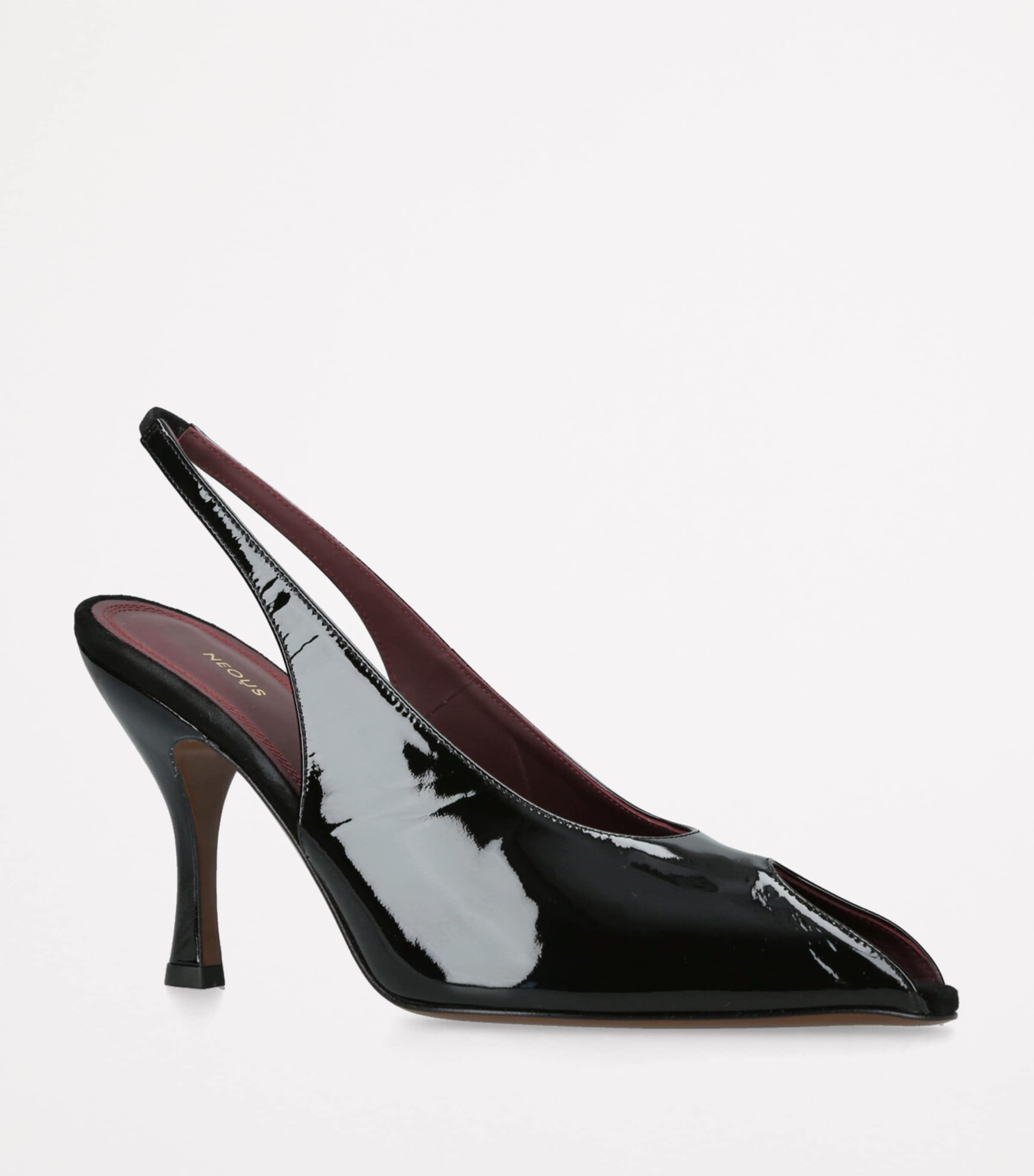 NEOUS Hamal Slingback Heels 85 Black Image 3