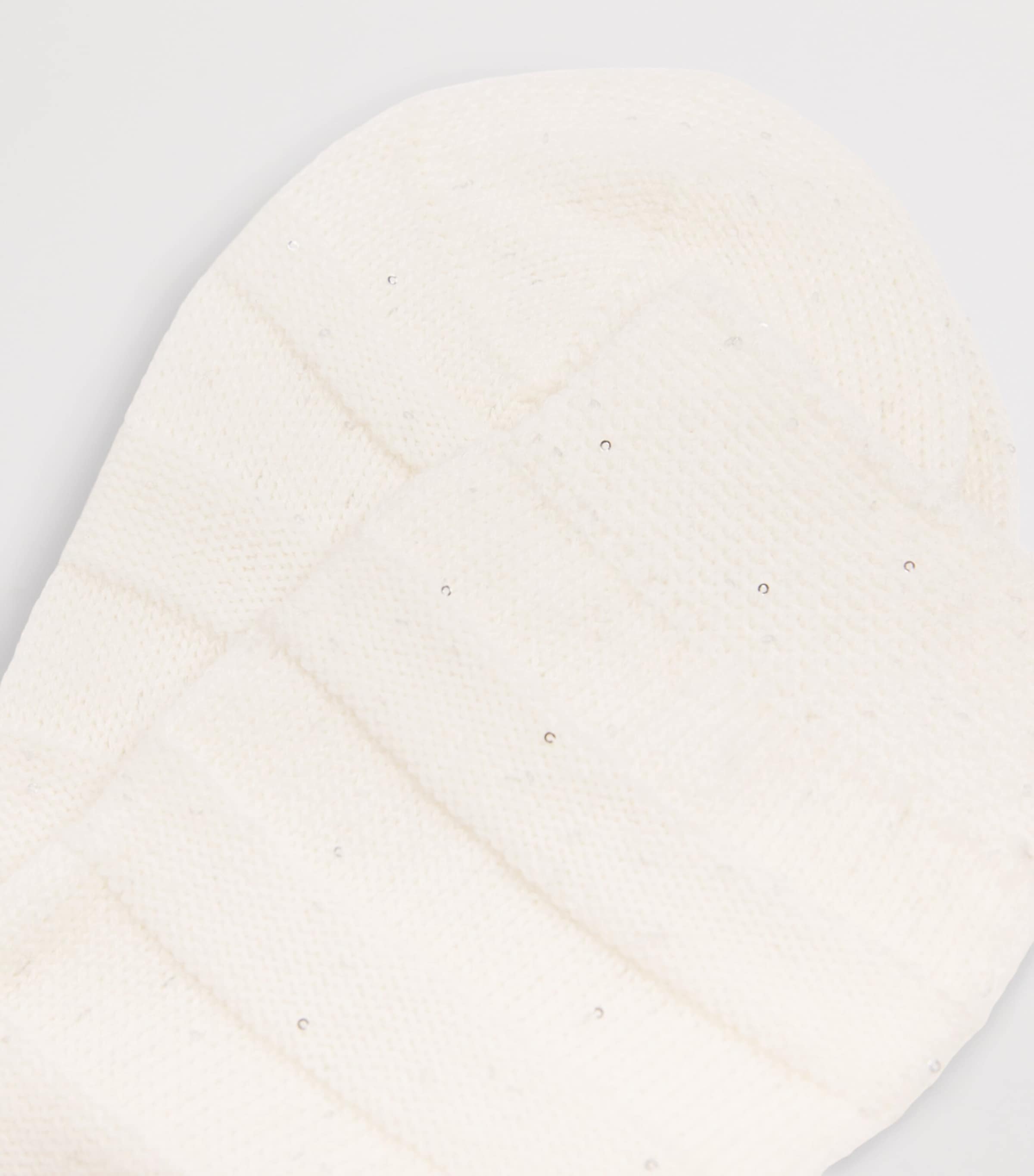 Falke Womens Wool-Blend Sparkle Stripes Socks Off White Image 2