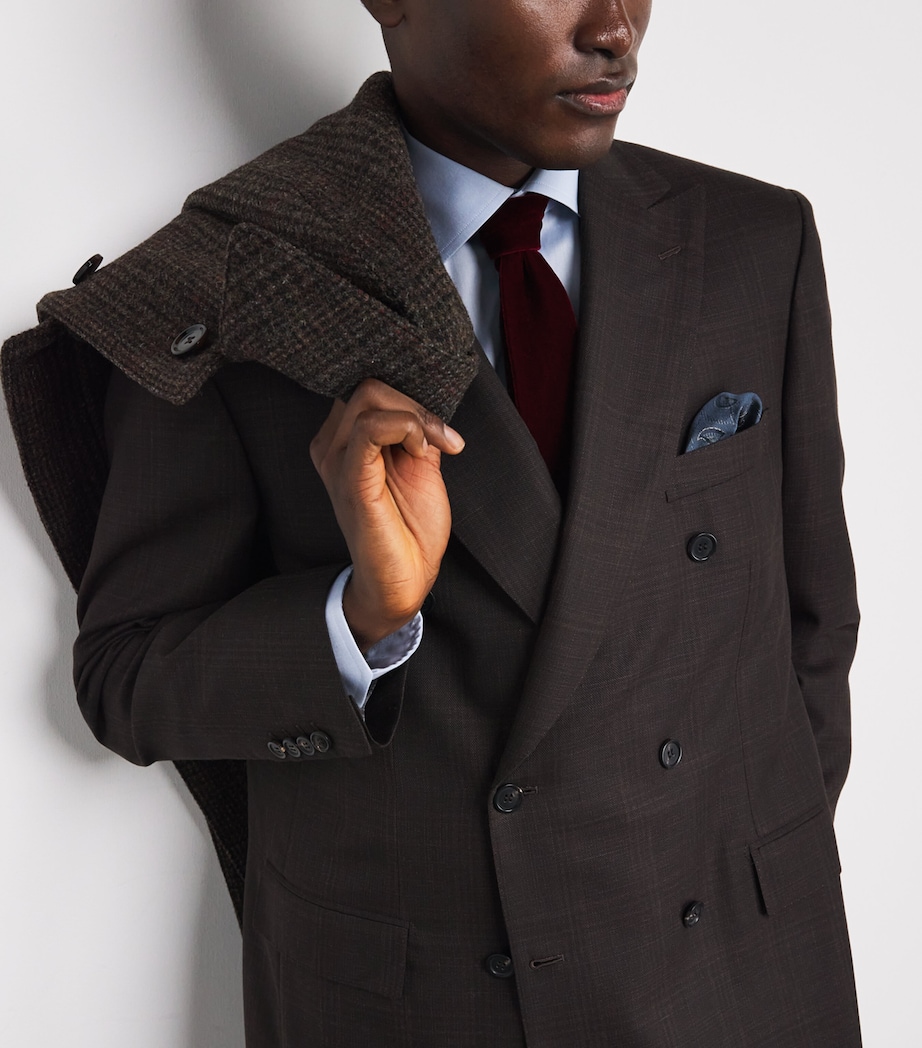 Silk Paisley Pocket Square FB201 Image 2