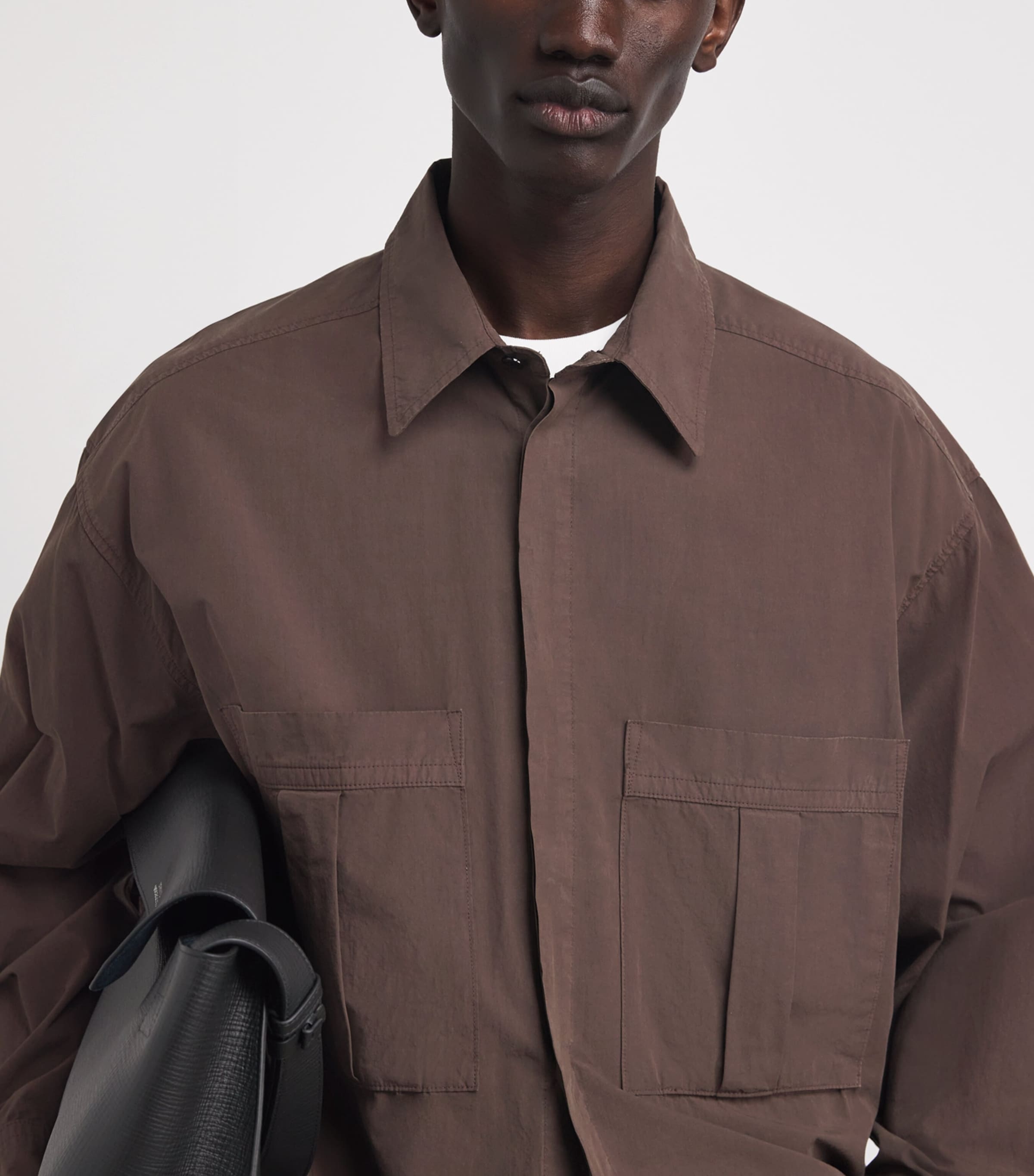 AGOLDE Mens Organic Cotton Clark Shirt Bttr Image 3