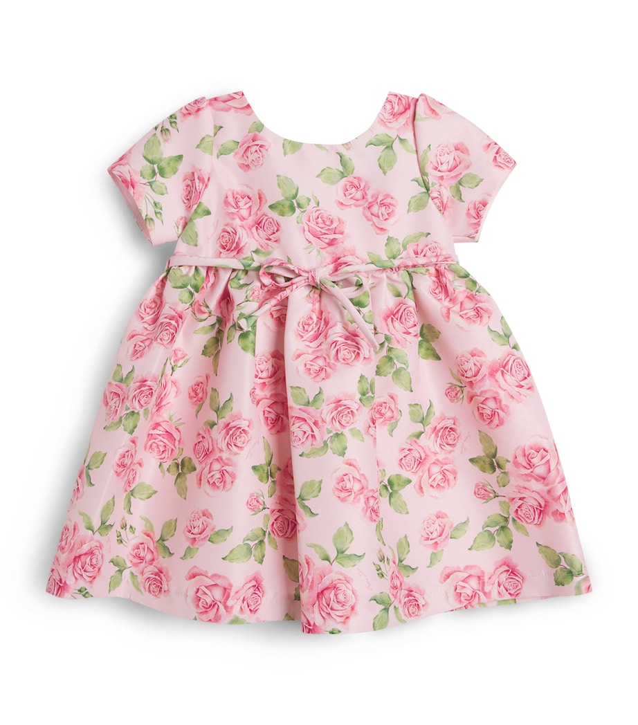 Mama Luma Floral Belted Dress (24-36 Months) Pink Image 1