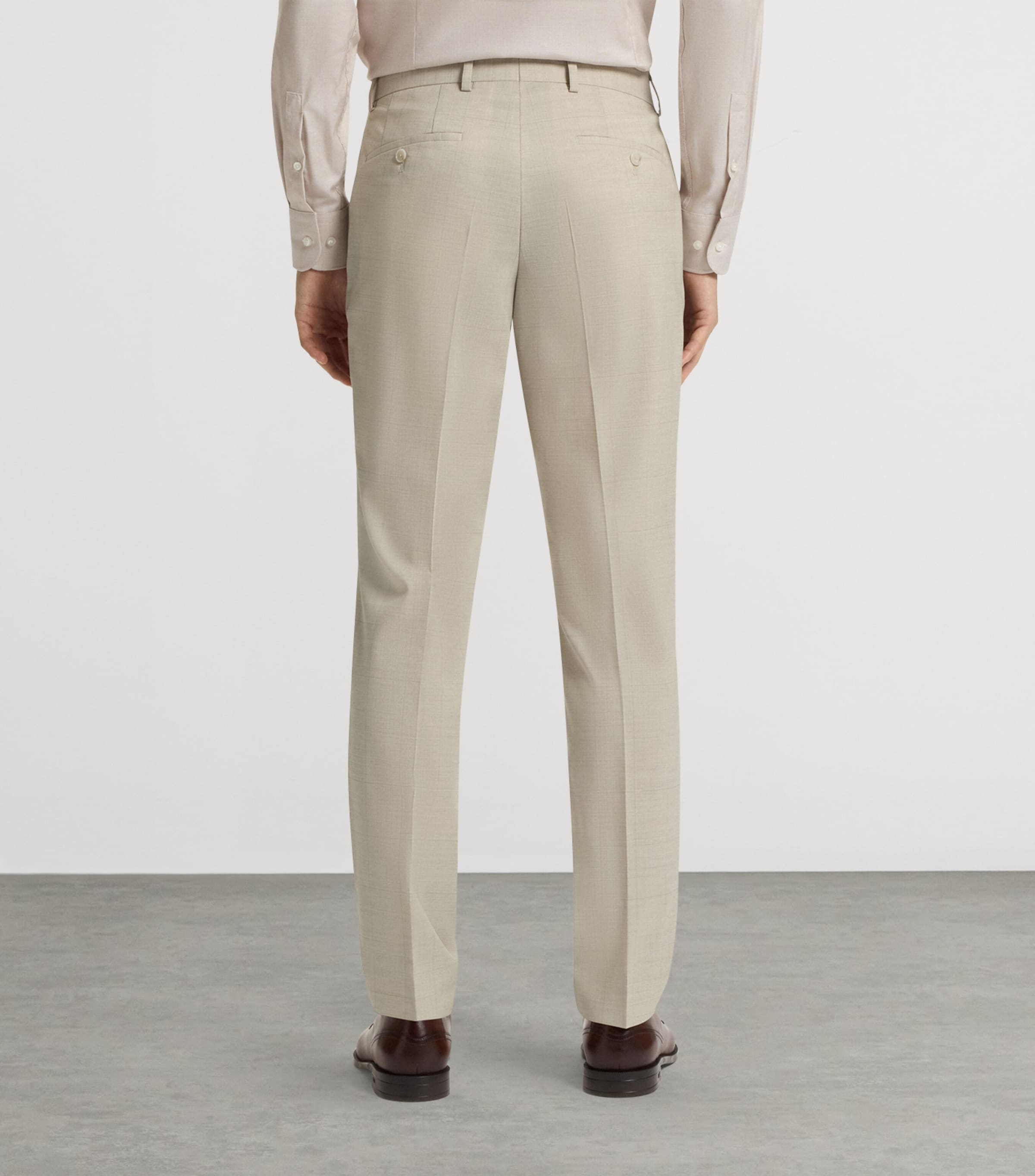 Virgin Wool Slim 2-Piece Suit 131 Image 5