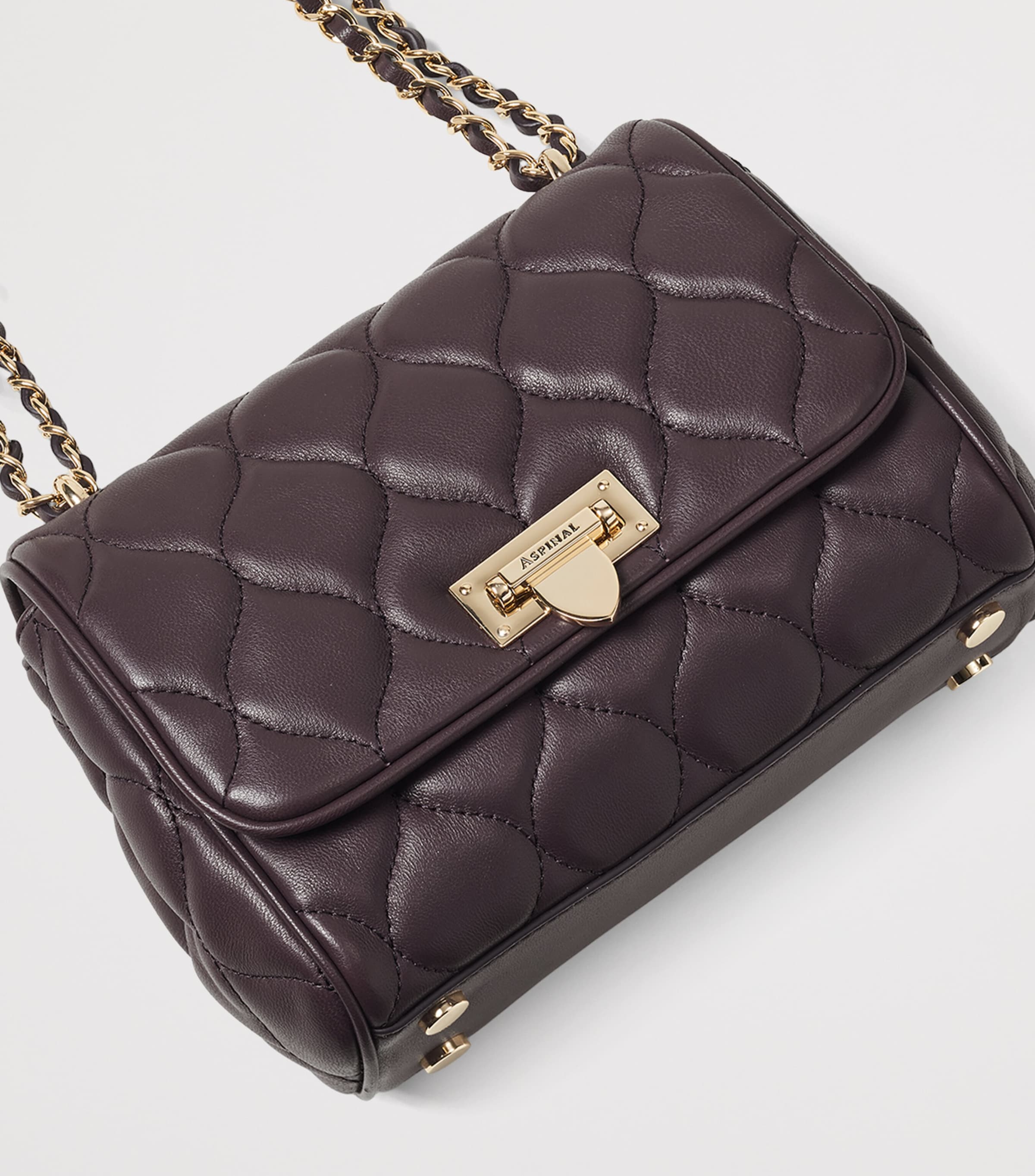 Small Leather Lottie Cross-Body Bag FIG Image 4