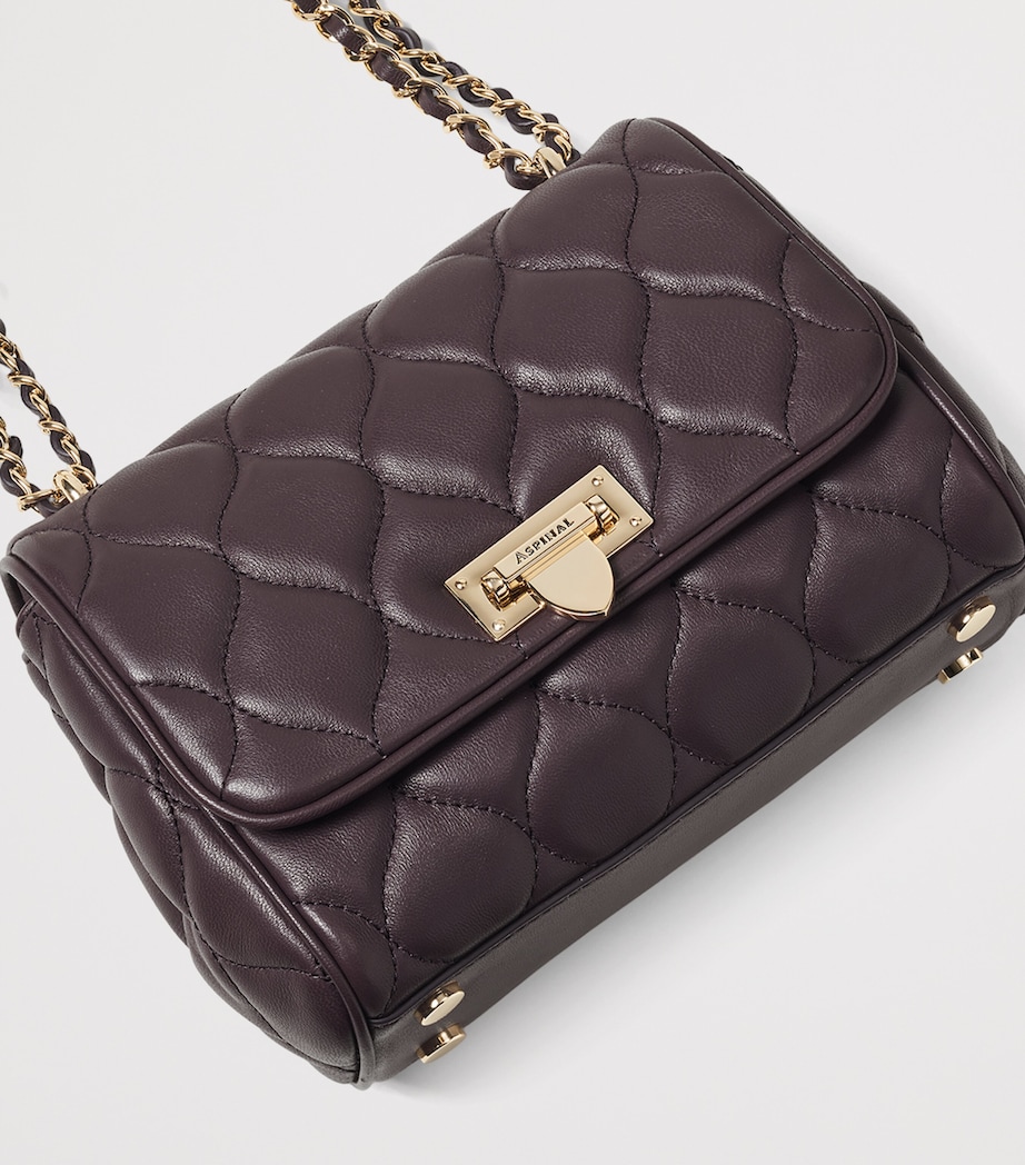 Small Leather Lottie Cross-Body Bag FIG Image 4