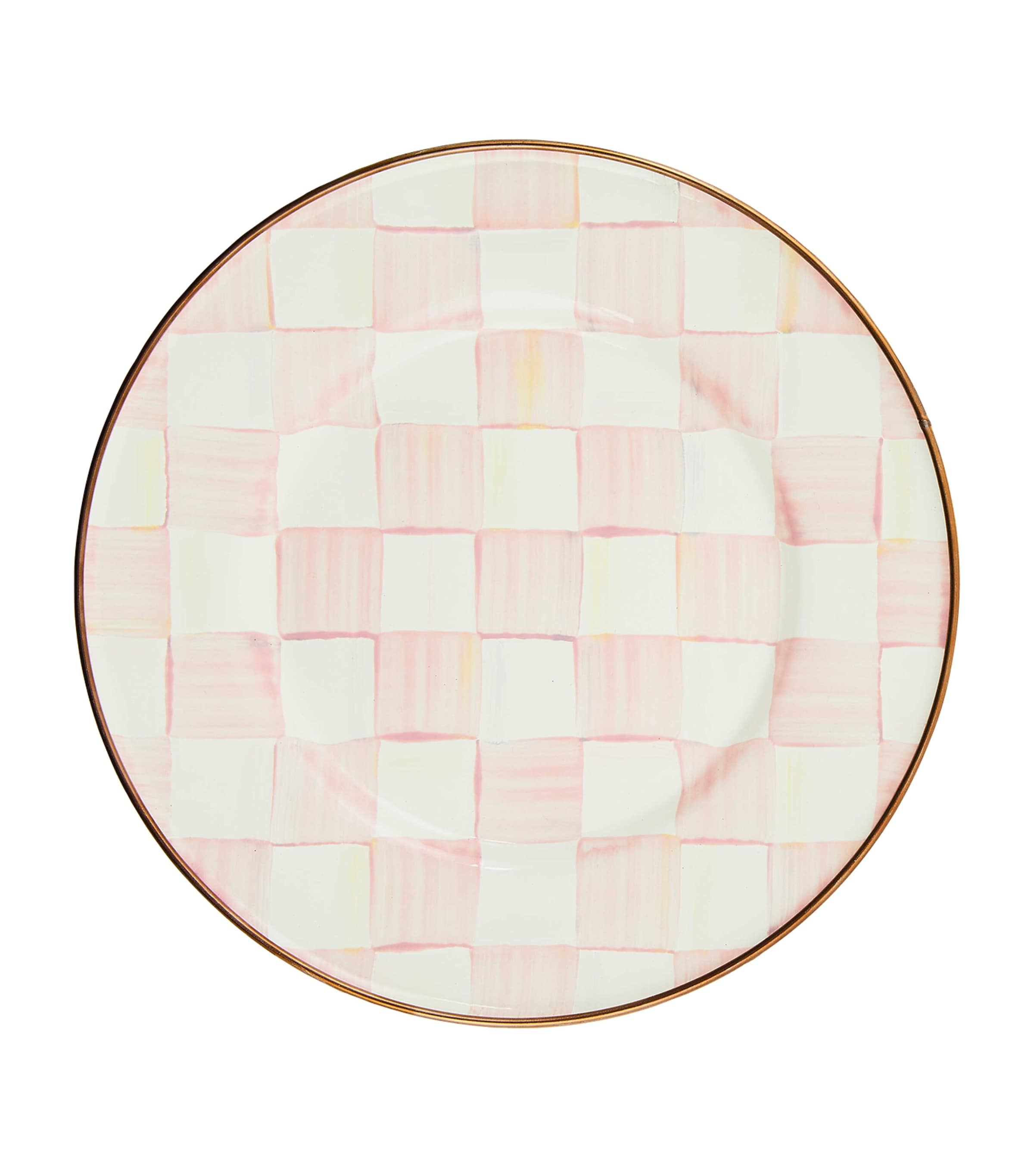 Shop Mackenzie-childs Rosy Check Dessert Plate