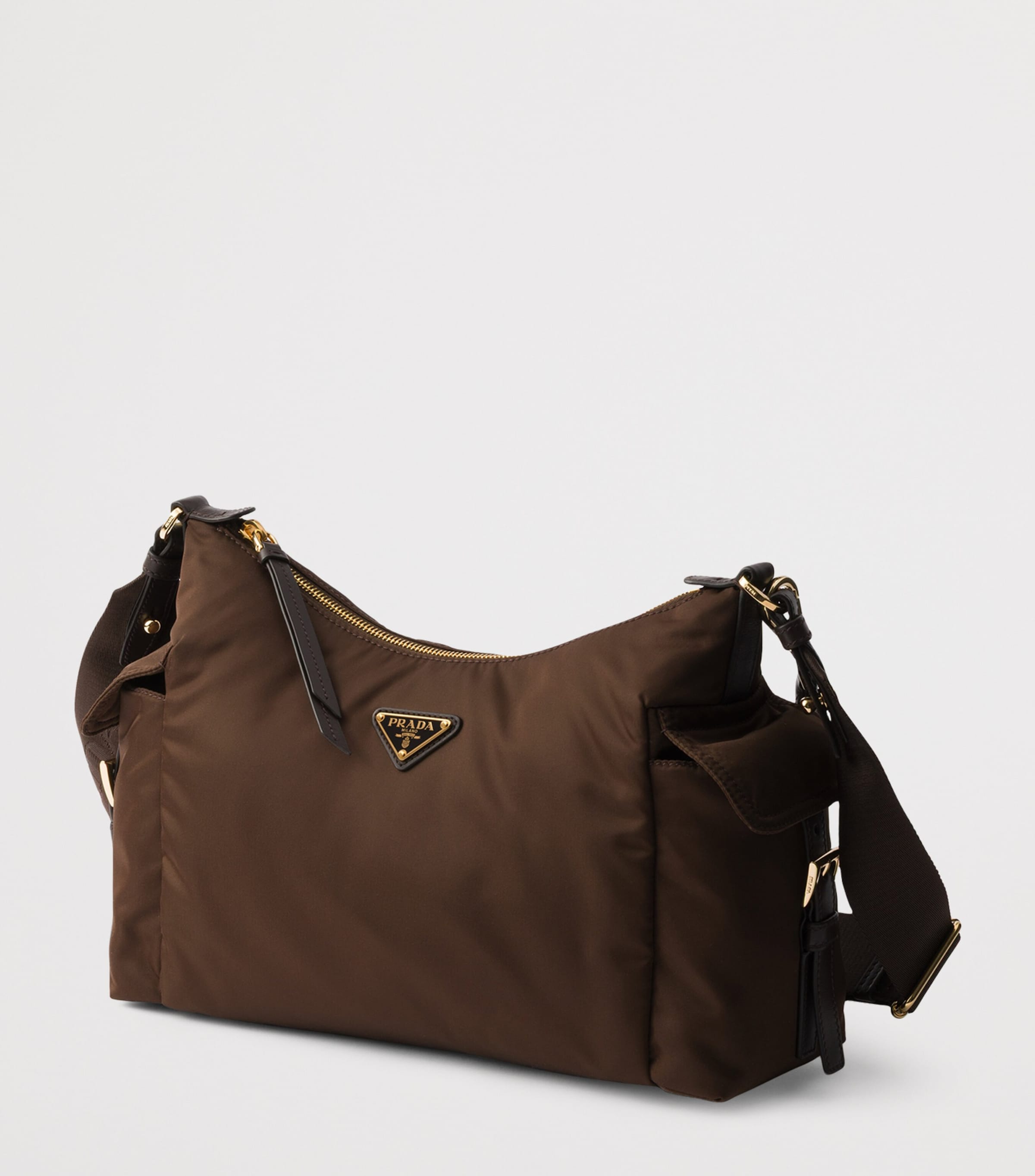 Re-Nylon and Leather Explore Shoulder Bag F0038 Image 2