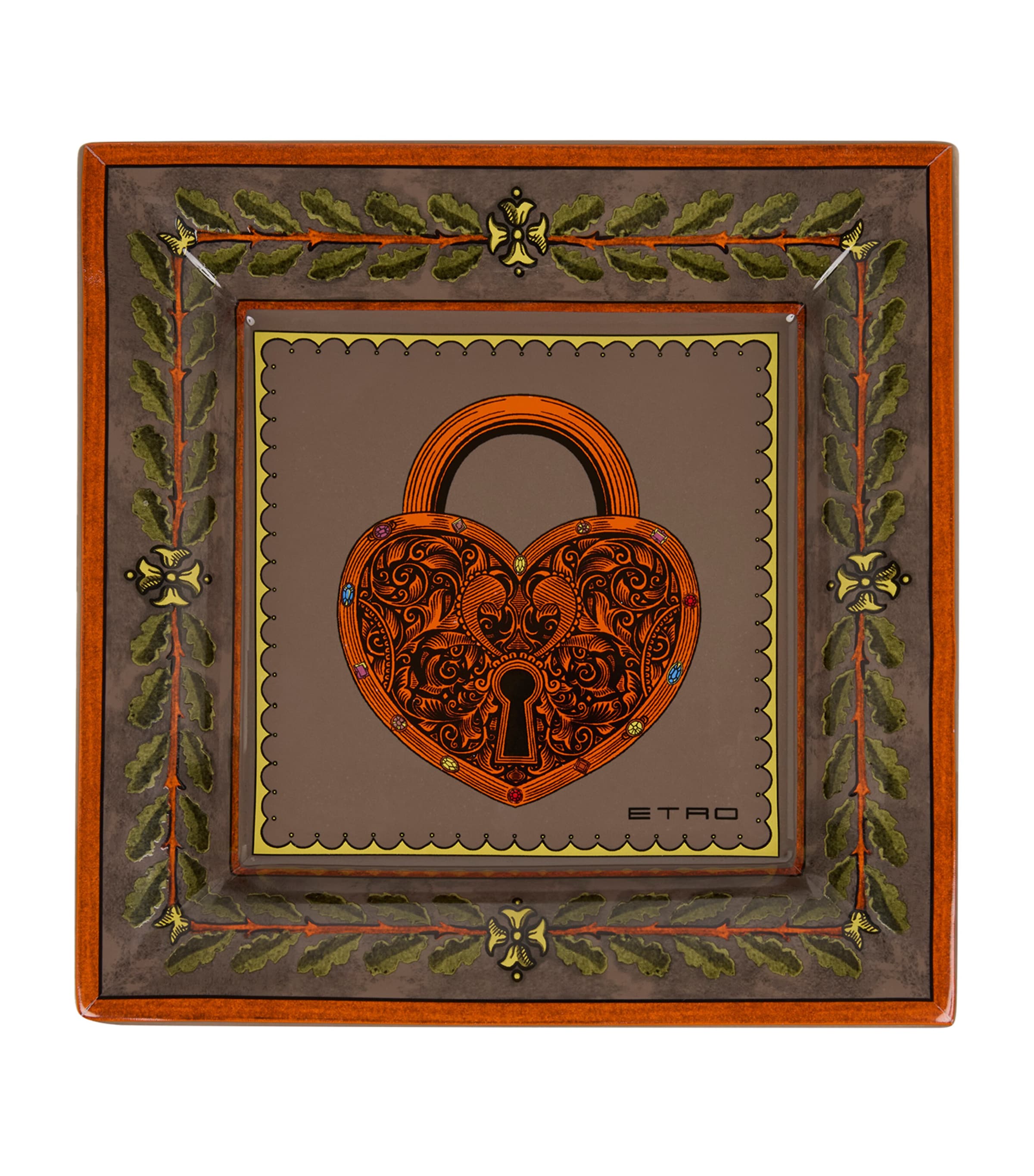 Etro Ceramic Herald Tray (20cm x 20cm) Make Up Colour Image 2