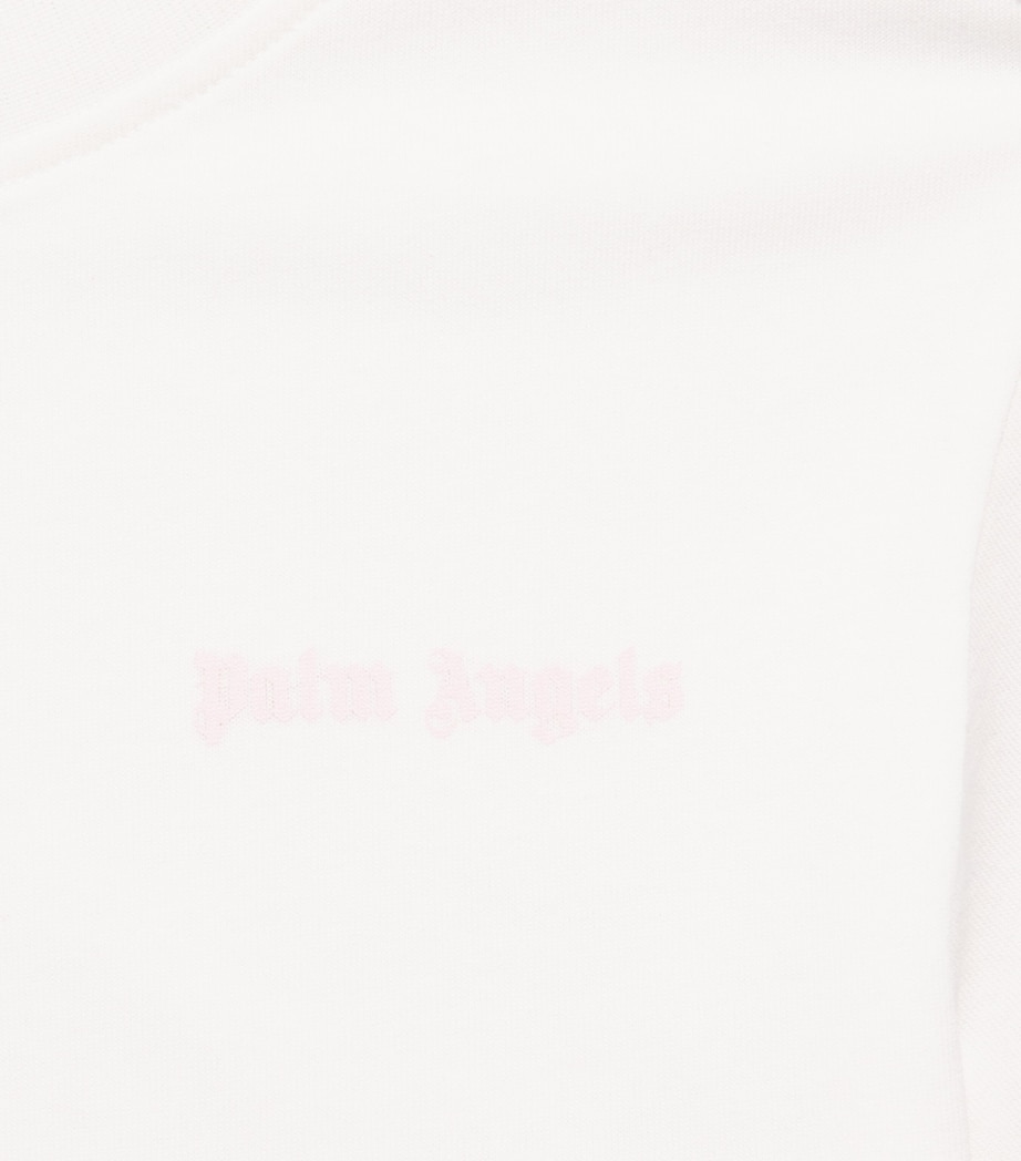 Palm Angels Kids Cotton Logo T-Shirt (4-12+ Years) Cocco/coconut Image 2