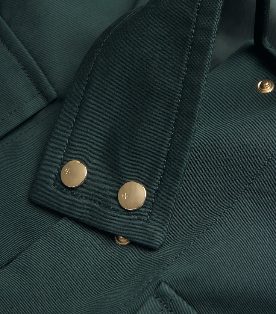 Belted Blouson Jacket 0074 GARDEN GREEN Image 5