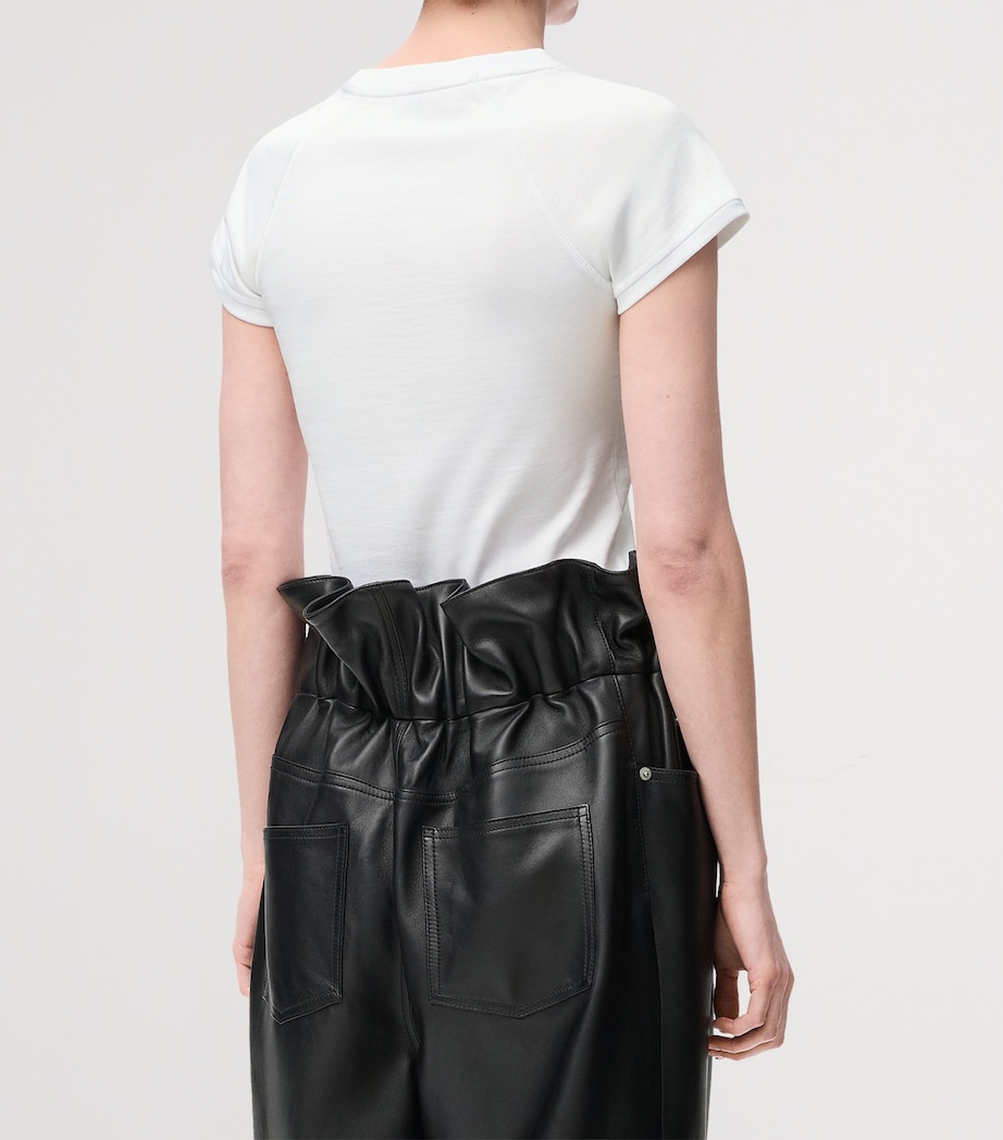 LOEWE Womens Anagram Logo T-Shirt White Image 4