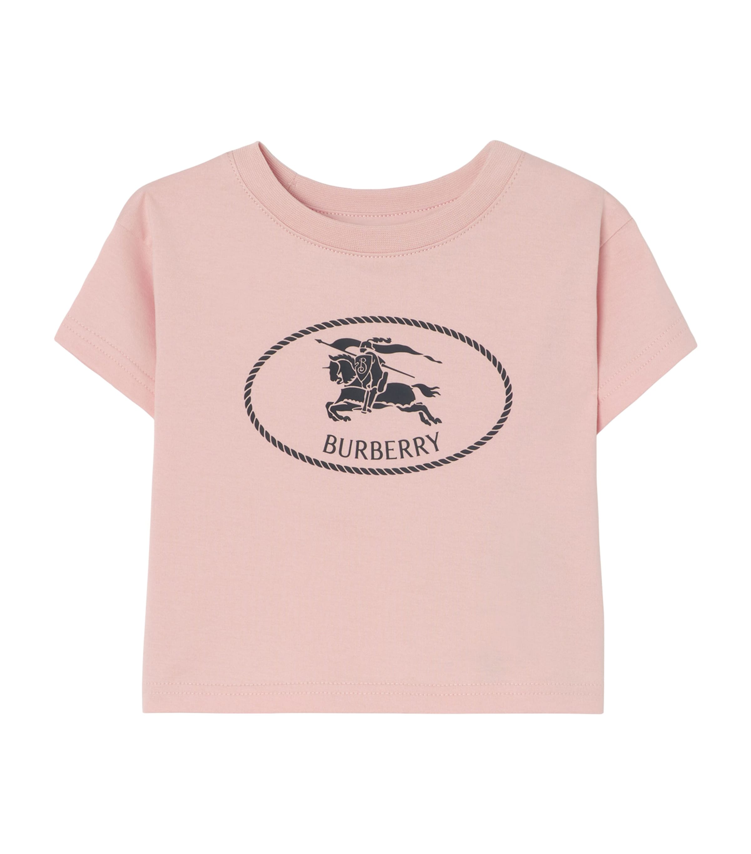 Burberry Kids Cotton EKD Stamp T-Shirt (6-36 Months) Bouquet Image 1