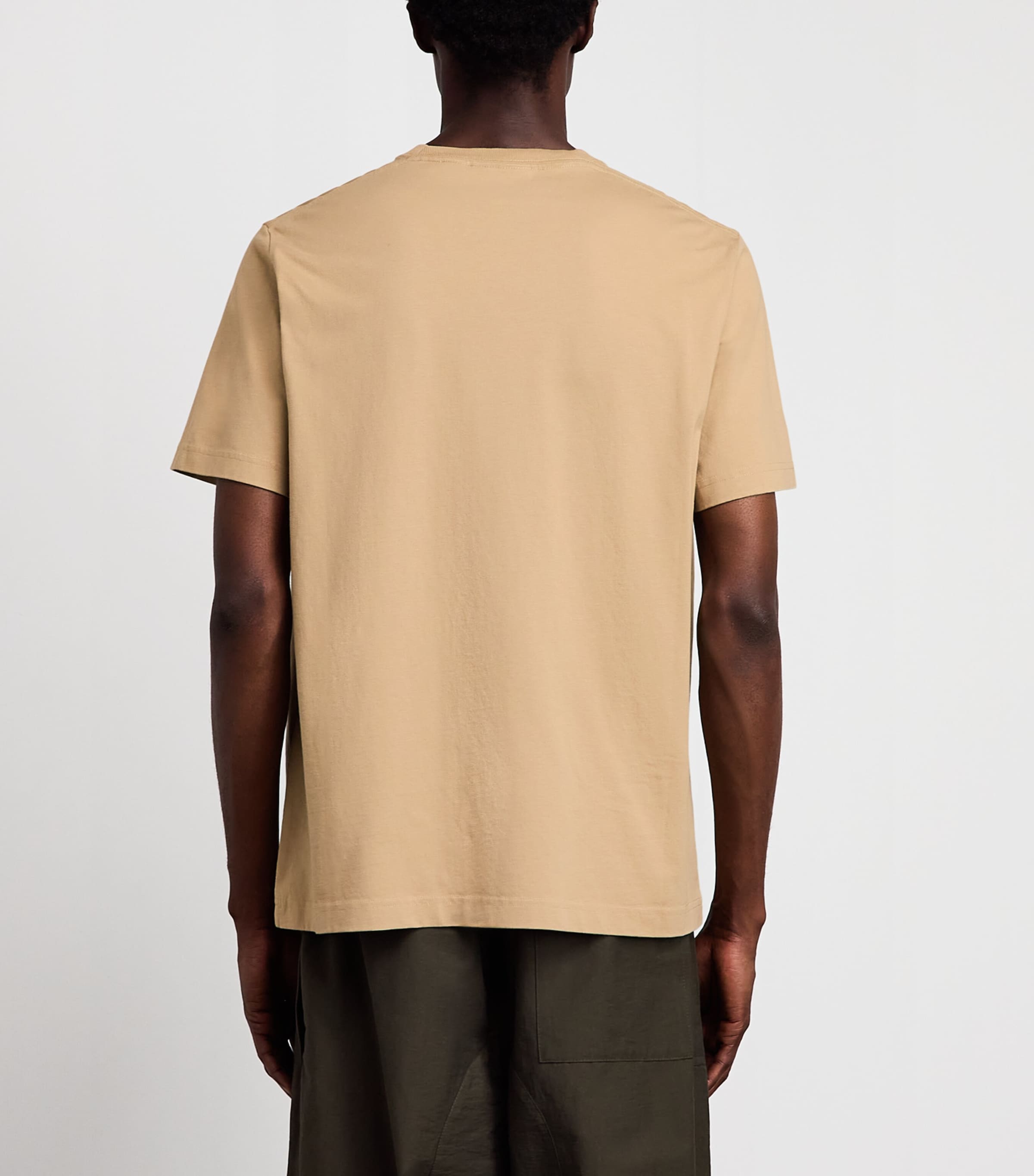 Canada Goose Mens Organic Cotton Vantage T-Shirt Ecru Beige Image 5