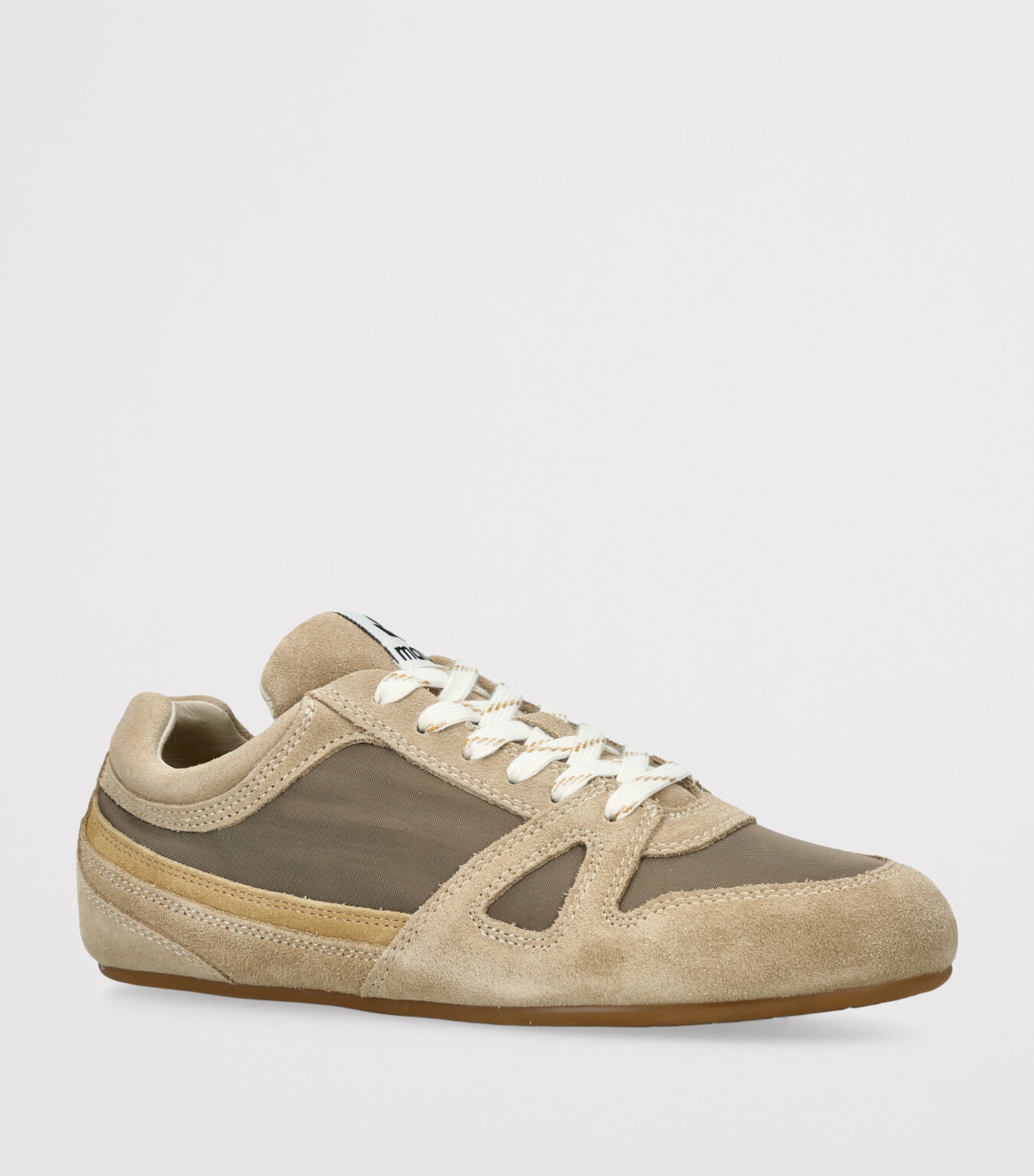 Isabel Marant Beige Suede Senny Low Sneakers | Harrods UK