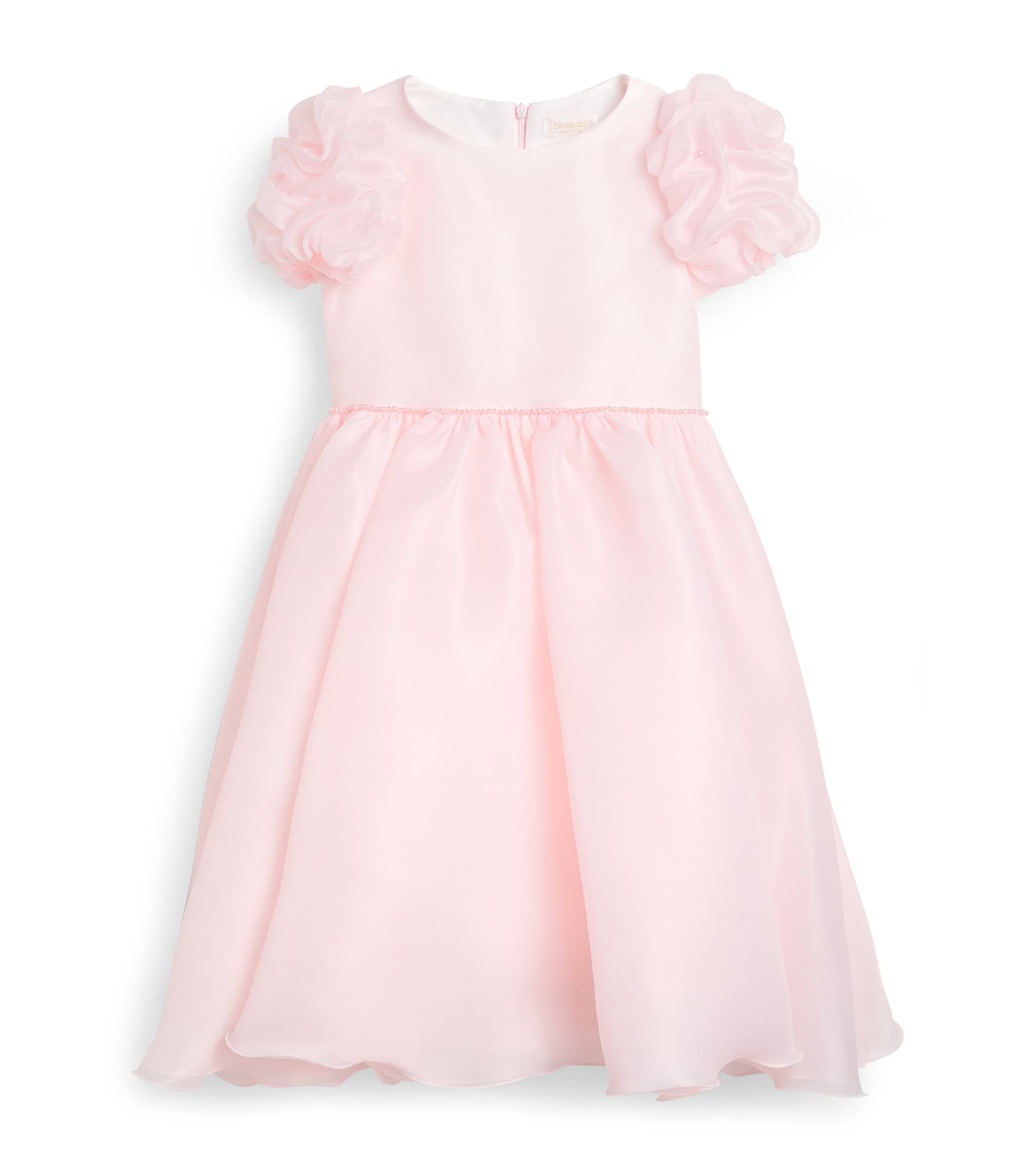 Bimbalò Kids' Ruffle-sleeve Dress In Pink