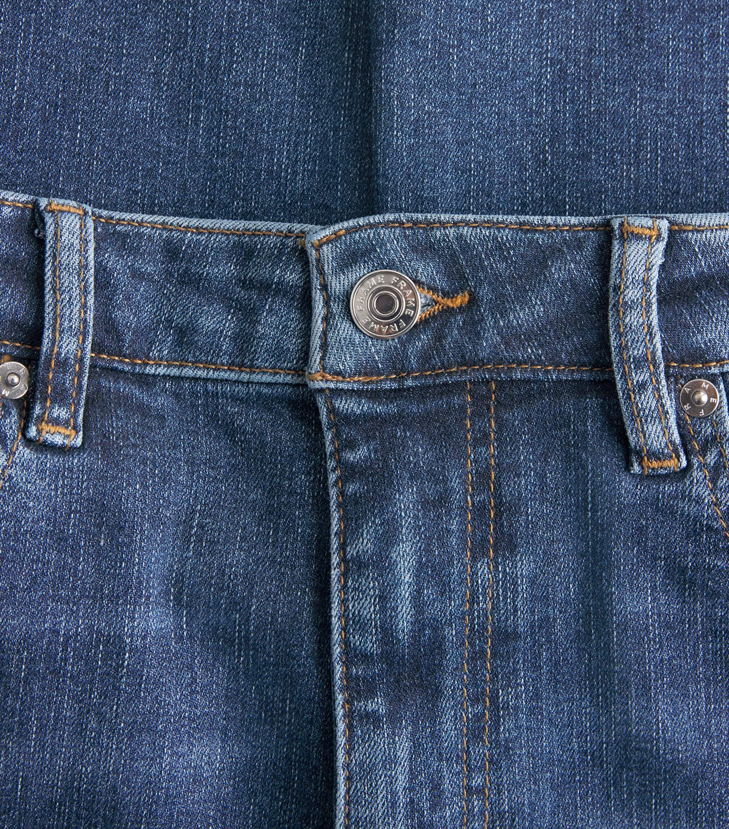 FRAME Womens The Reboot High-Rise Bootcut Jeans Showdown Image 6