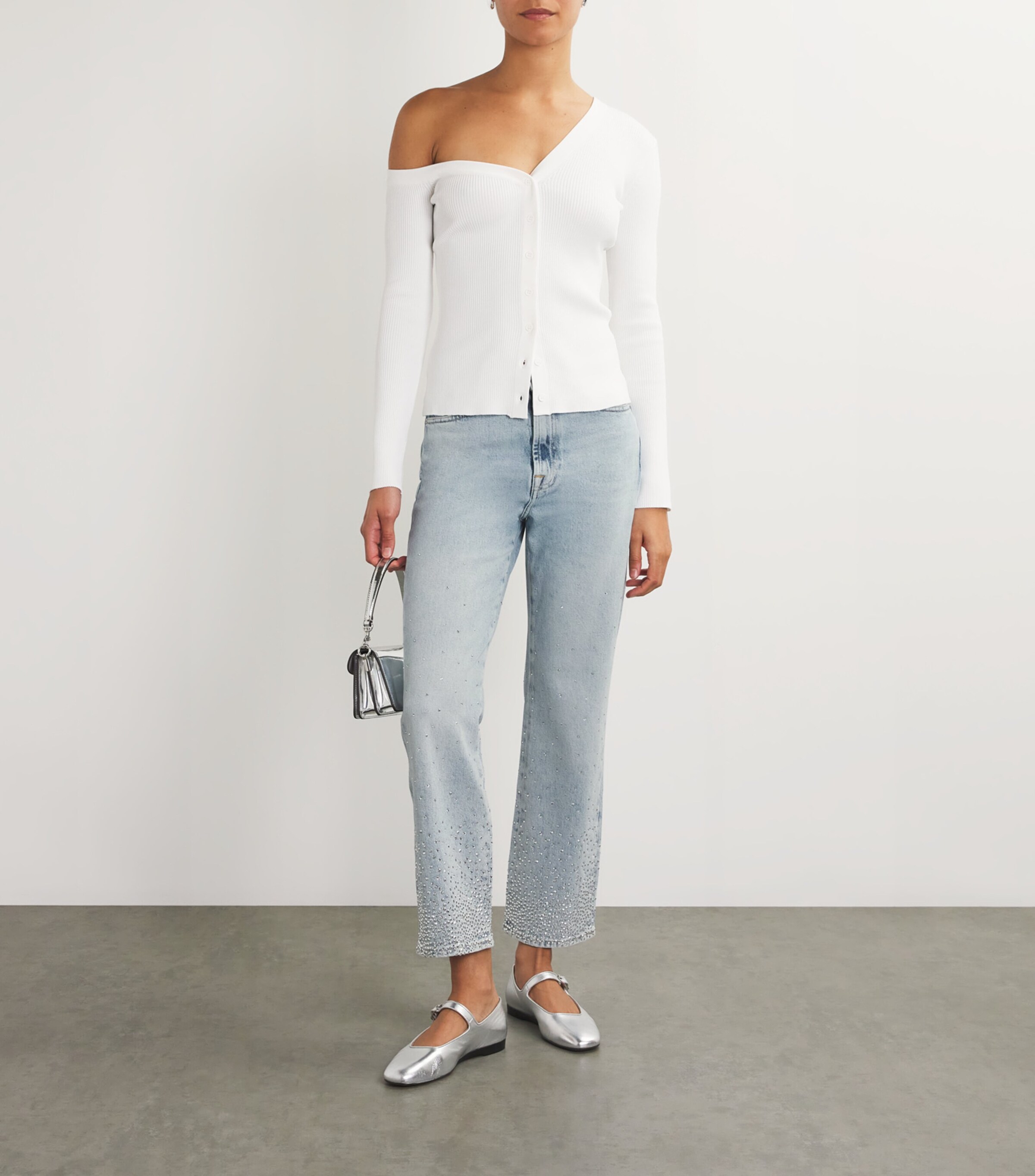 7 For All Mankind Logan Stovepipe Jeans | Harrods UK