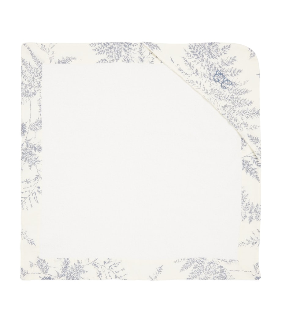 Cotton-Blend Printed Hooded Towel (70cm x 70cm) 50BLEU CHAMBRAY Image 1