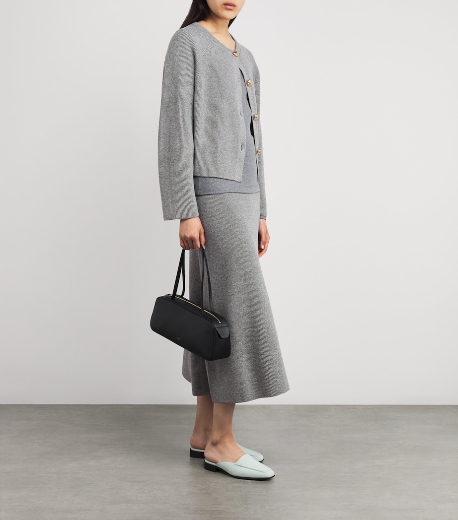 Merino Wool-Blend Midi Skirt 8132 ROCCIA Image 2