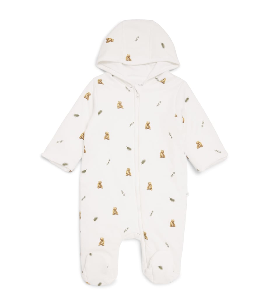 Rosa & Blue Bamboo-Cotton Printed All-in-One (6-12 Months) Warm White Image 1