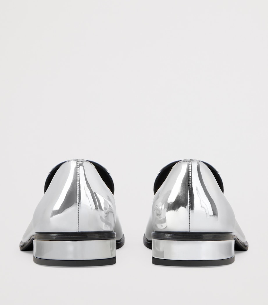 Leather Tux Loafers SILVERY GREY Image 6