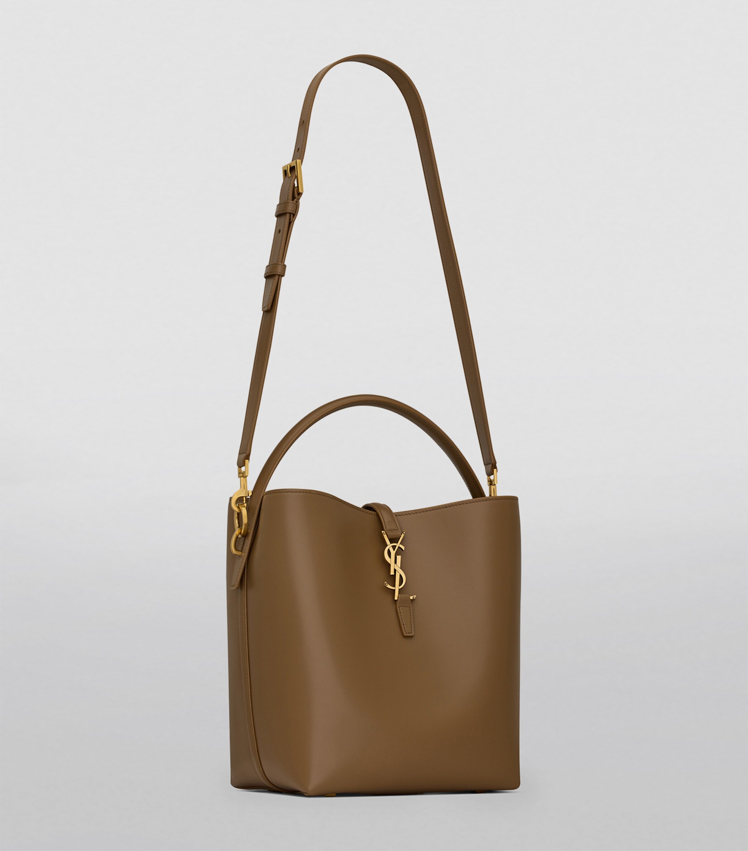 Saint Laurent Beige Le 37 Bucket Bag | Harrods US
