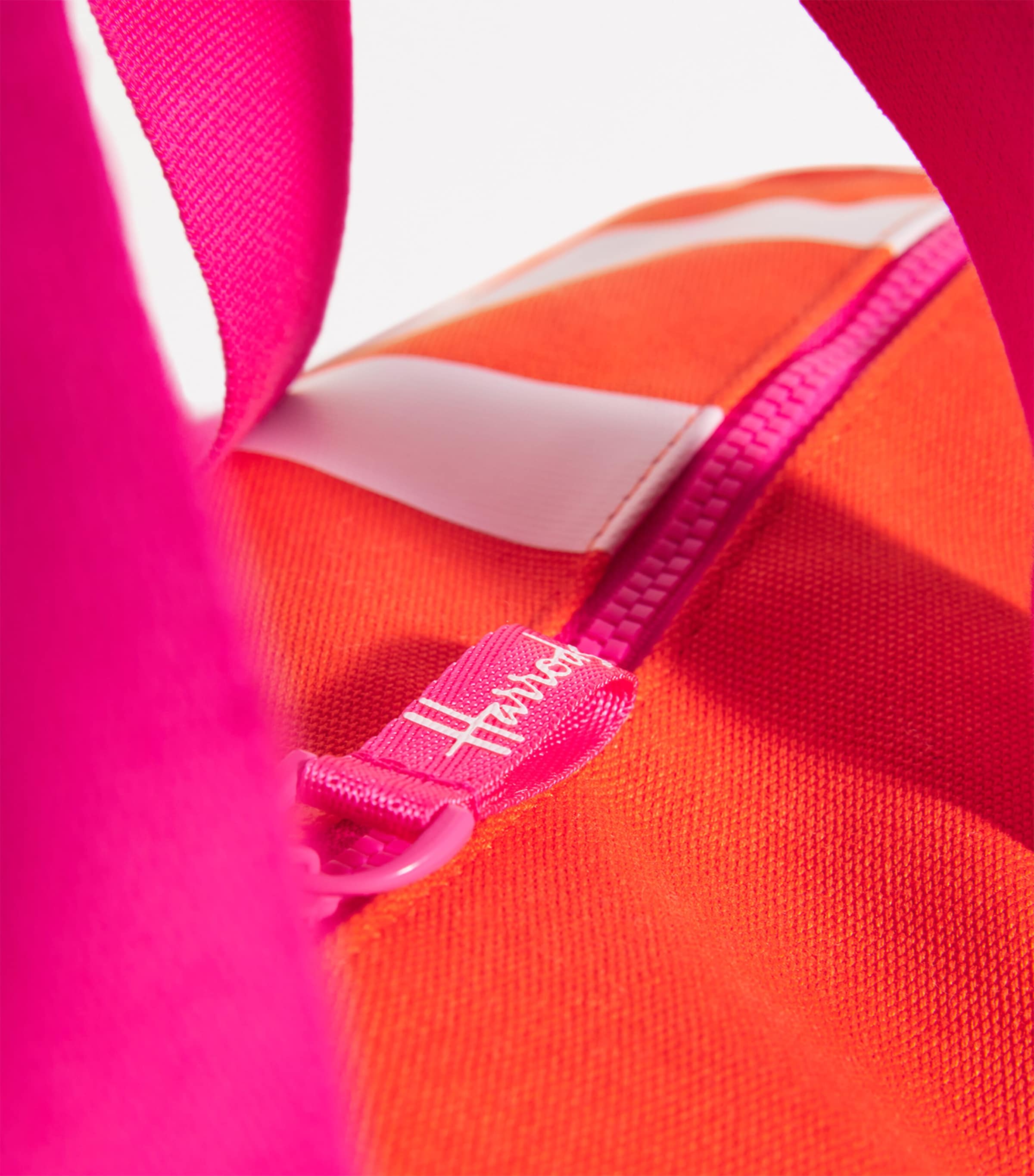 Cotton Logo Barrel Bag ORANGE Image 6