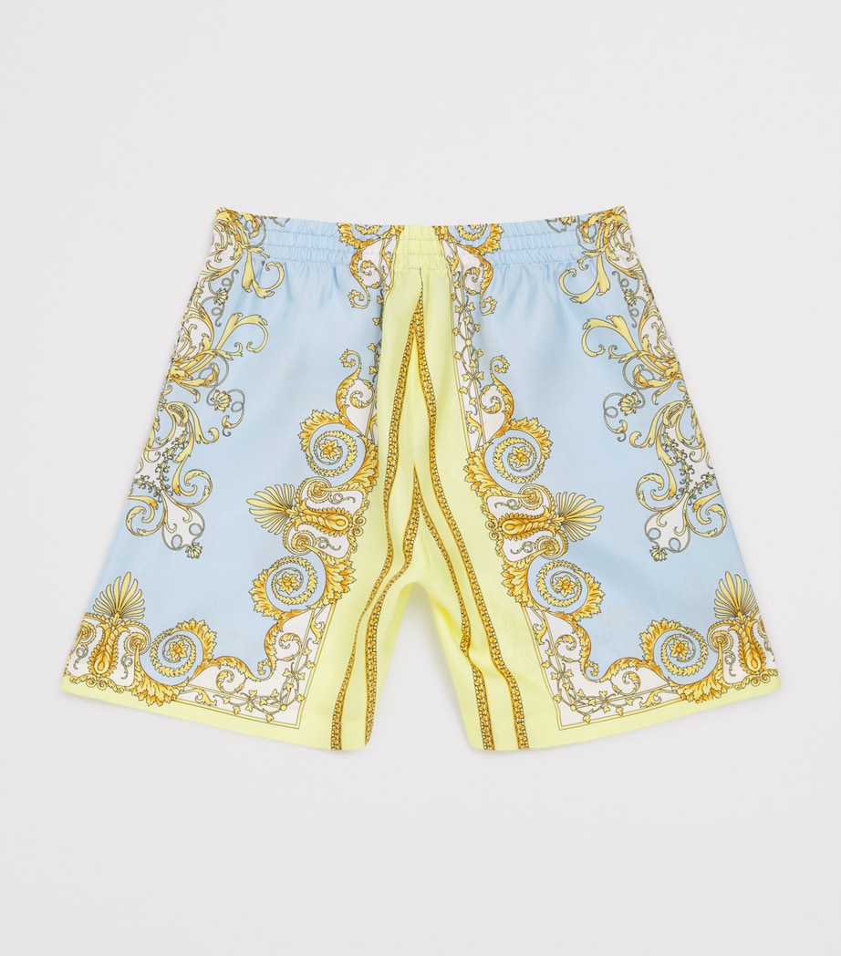Silk Barocco Shorts (12 Months - 5 Years) 5Y580 YELL+95 BLUE Image 2