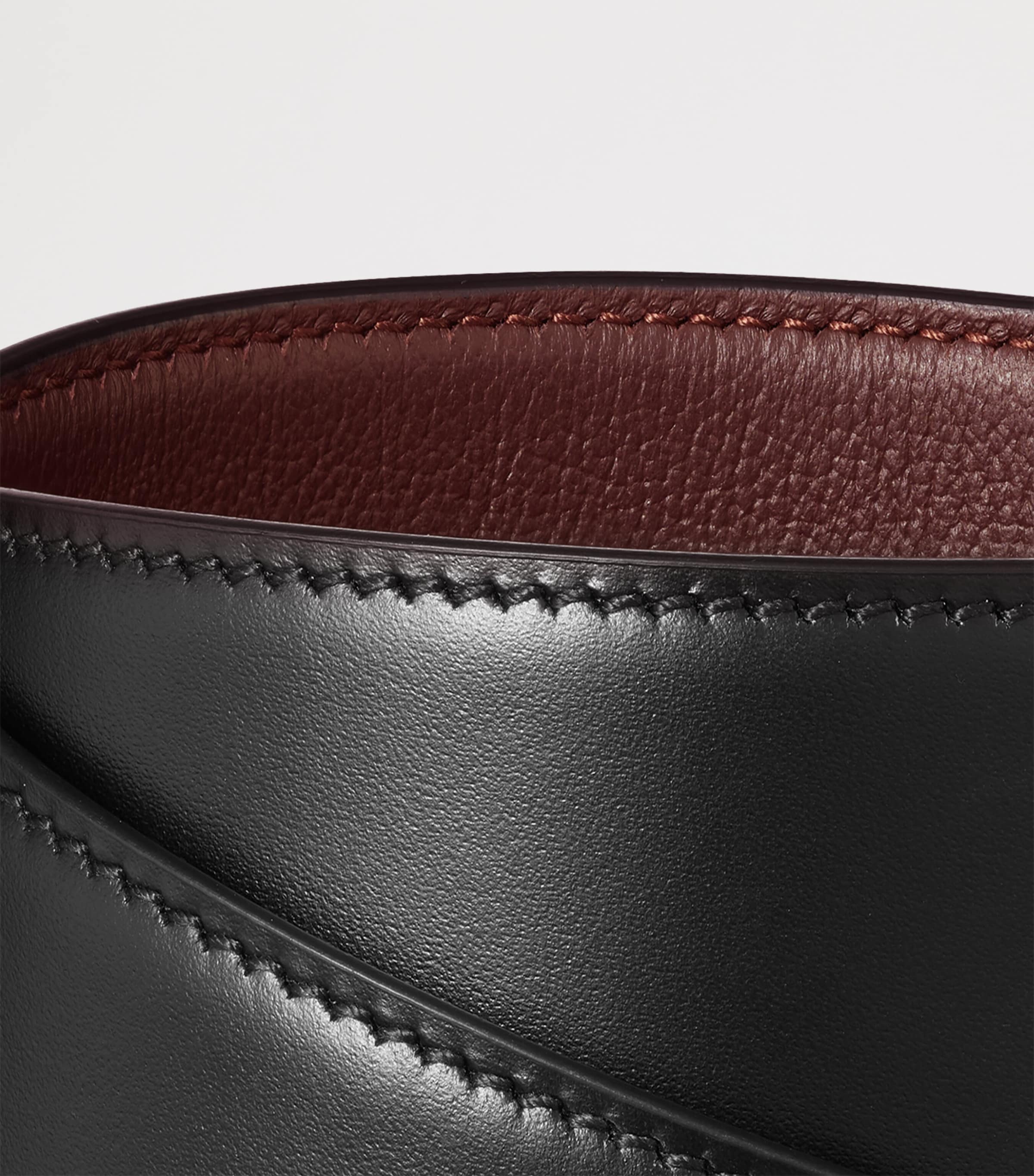 Cartier Leather Reversible Santos de Cartier Belt Black Image 8