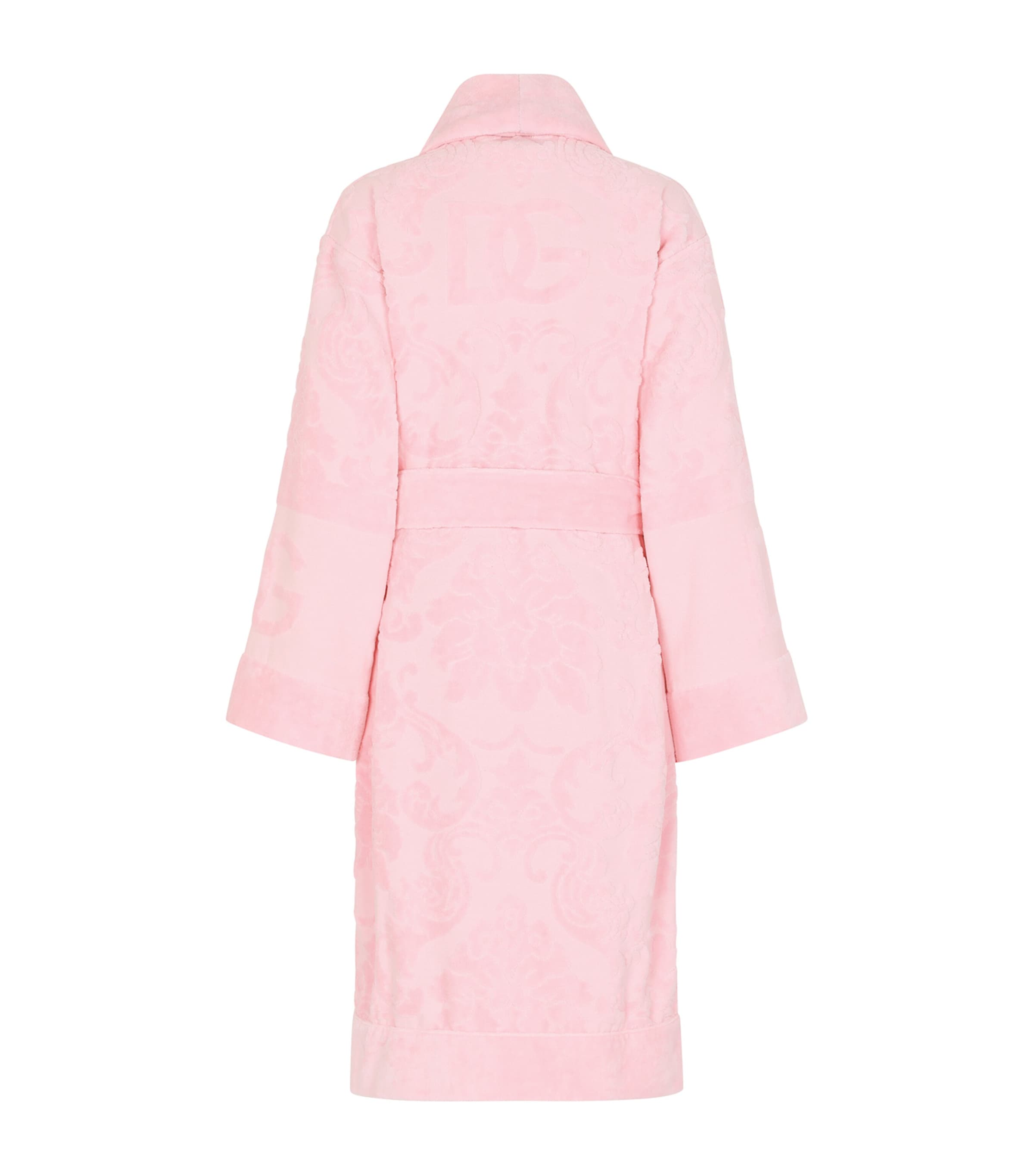 Terry Cotton DG Logo Robe U0053 ROSA Image 2