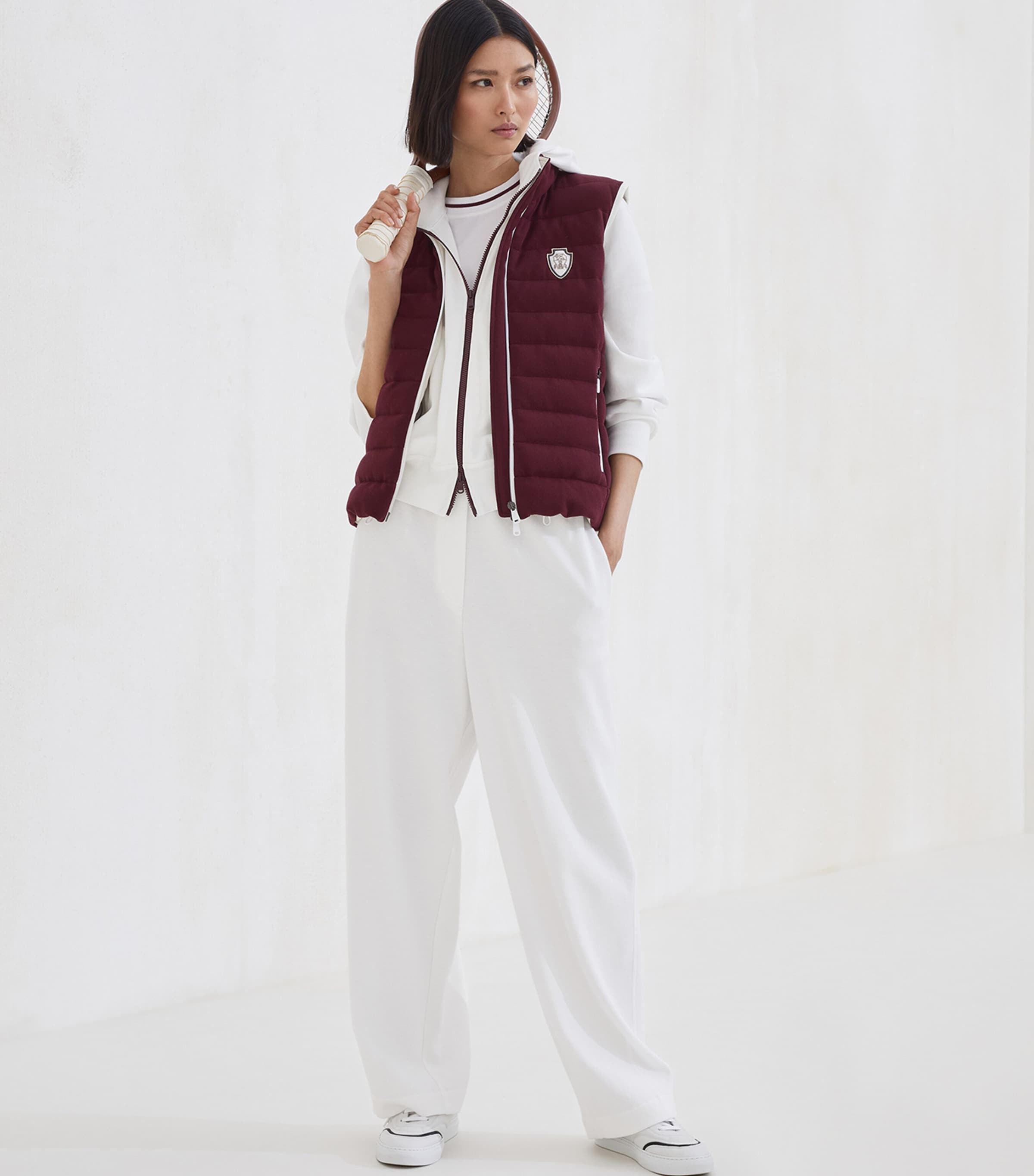 Techno Cotton Piqué Padded Gilet C9663 Image 5