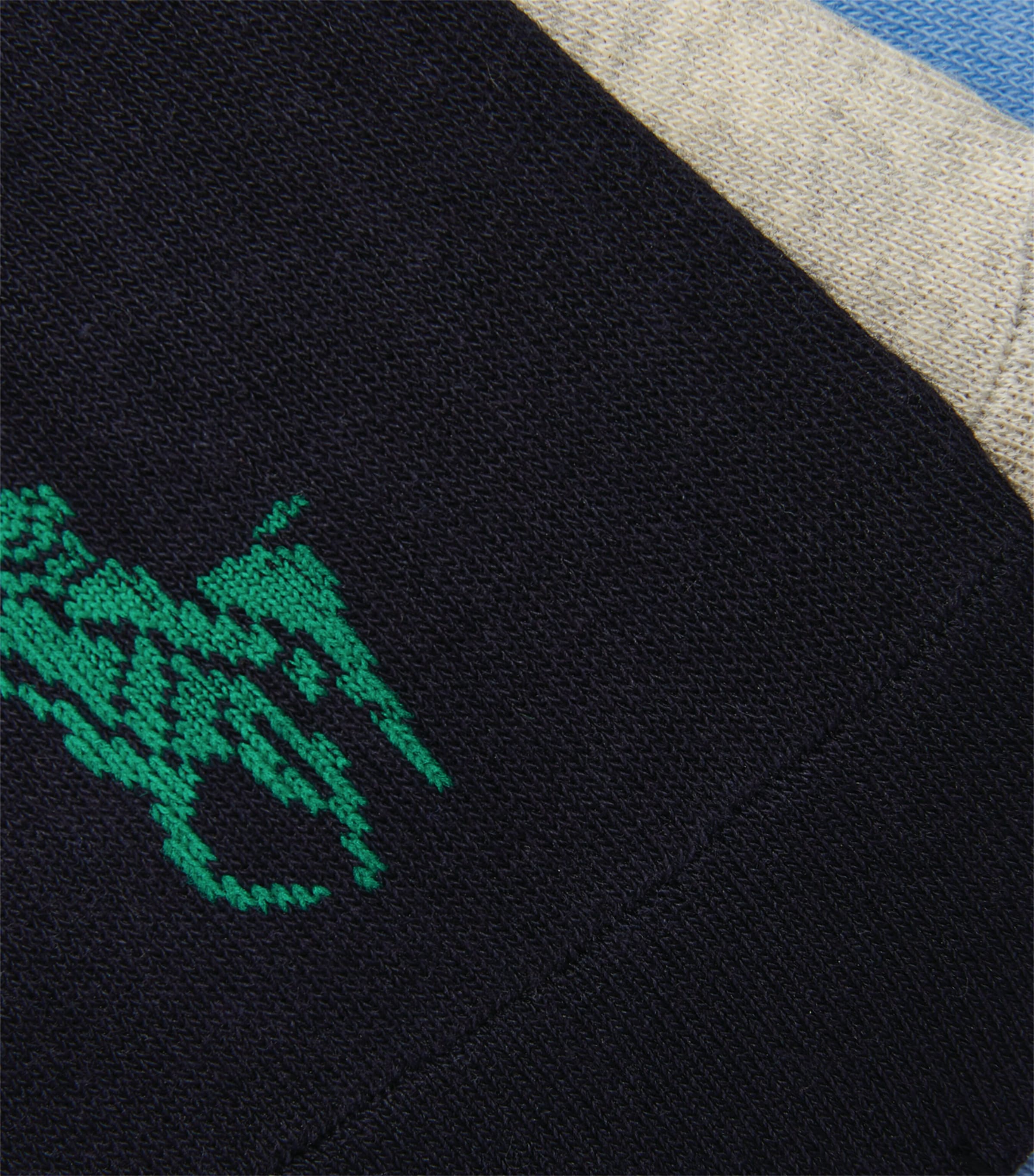 Cotton-Blend Polo Pony Invisible Socks (Pack of 3) ASSORT1 Image 3