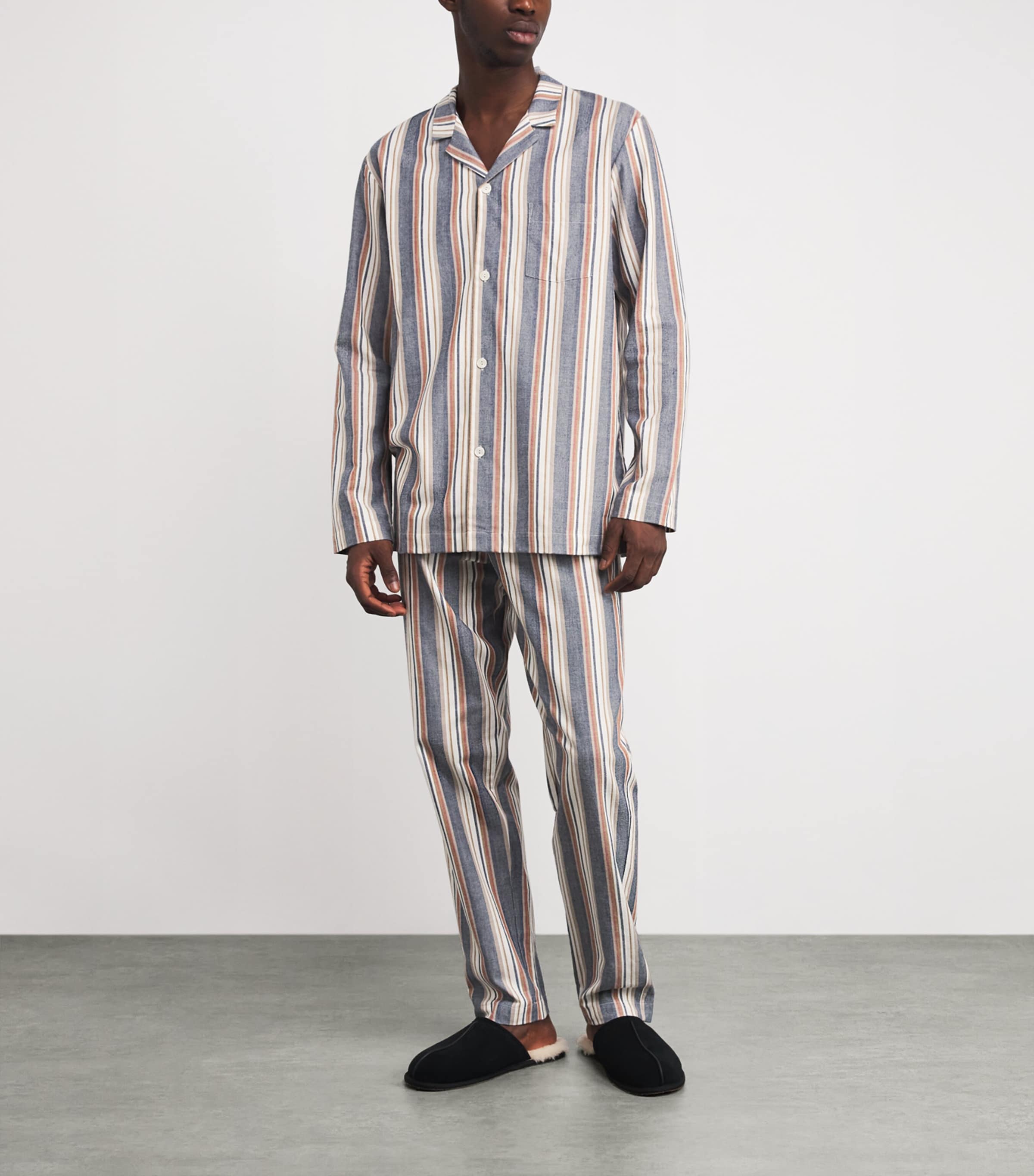 Cotton Cosy Comfort Pyjama Set 3043 REDWOOD STRIPE Image 2