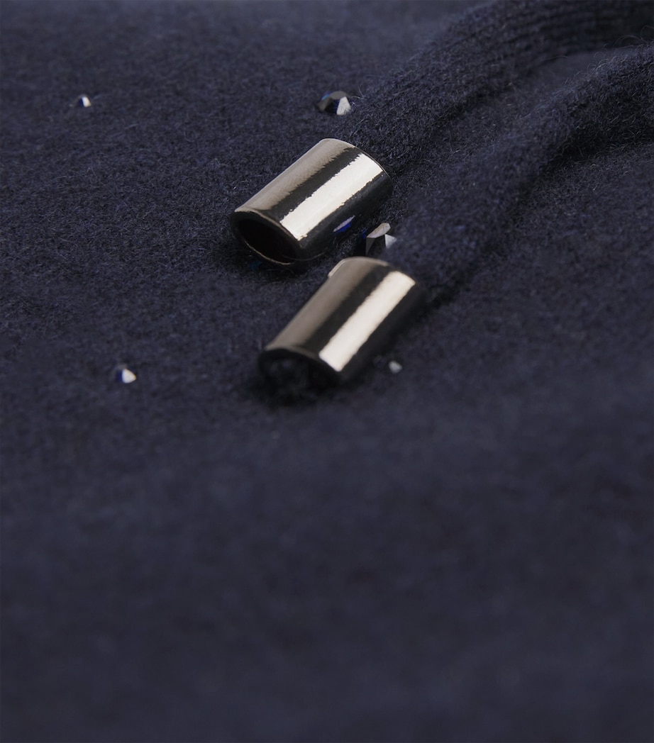 Cashmere Crystal-Embellished Sweatpants MIDNIGHT/DARK I Image 5