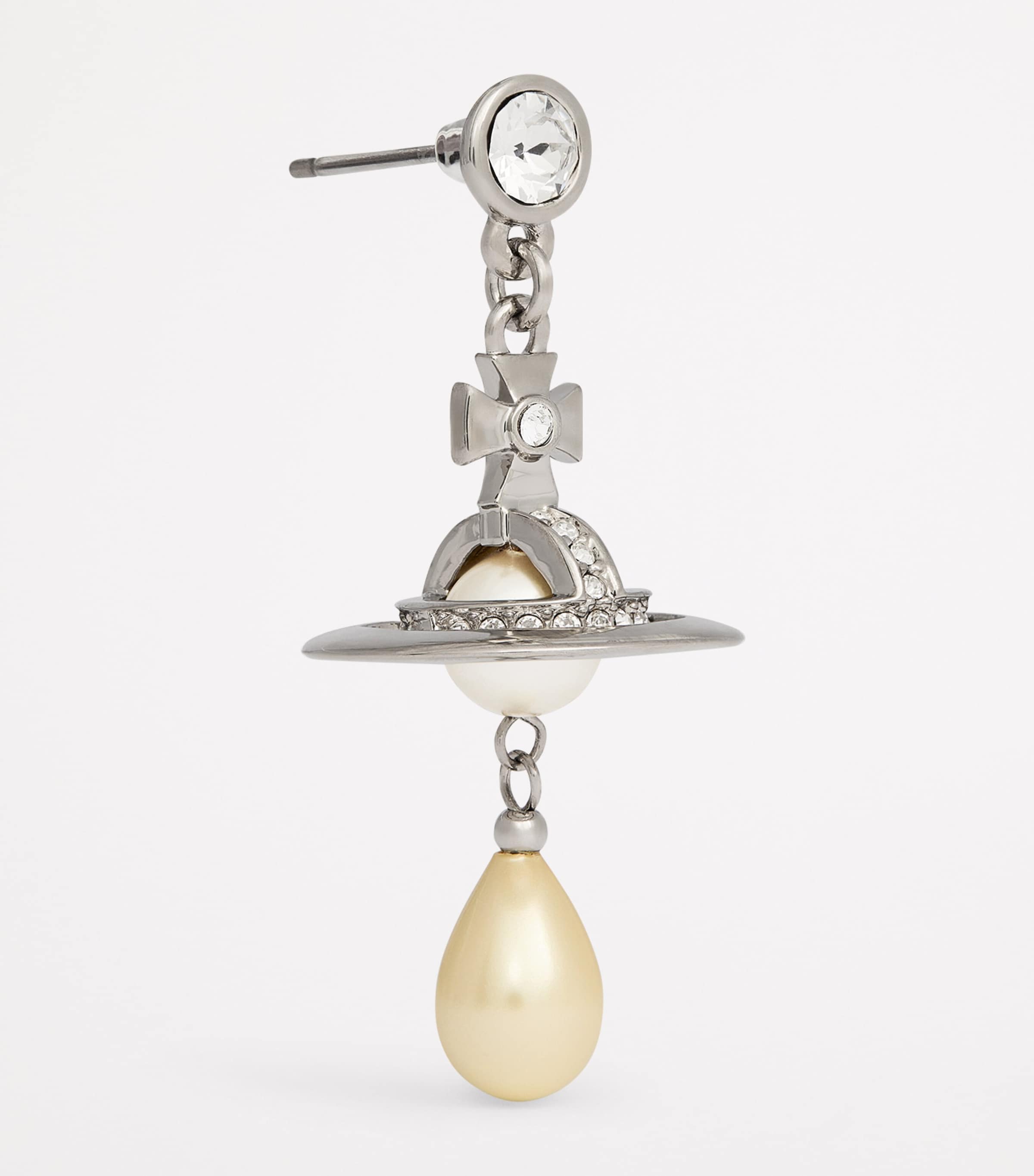 Vivienne Westwood Pearl-Drop Single Earring | Harrods QA Vivienne Westwood Pearl-Drop Single Earring | Harrods QA