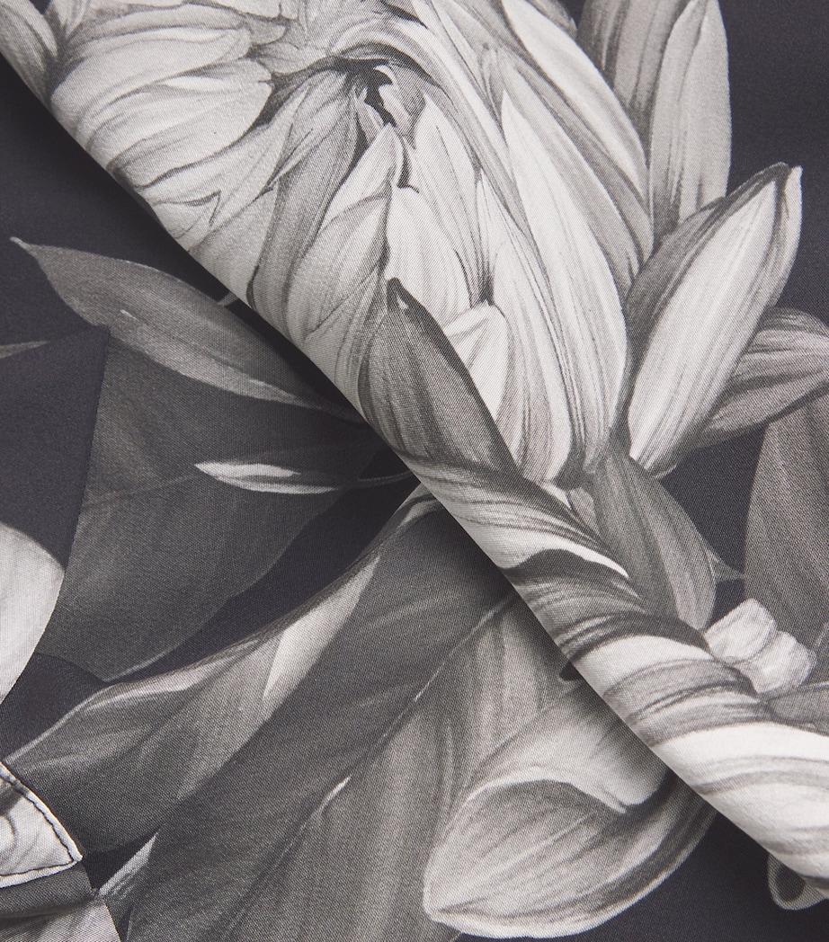 Silk Floral Shirt MNOCHROM Image 5