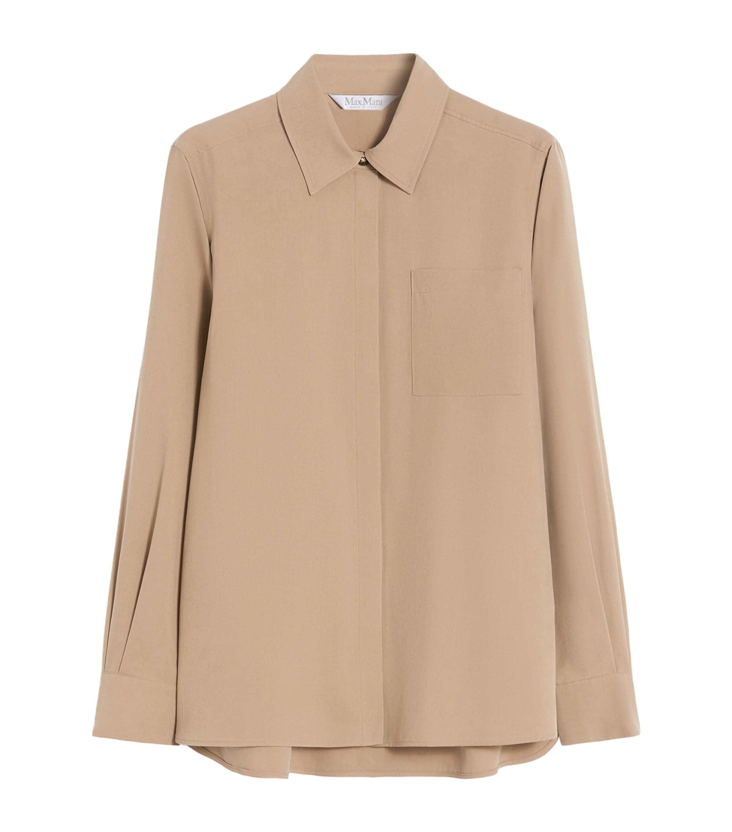 Silk Shirt HAZELNUT BROWN Image 1