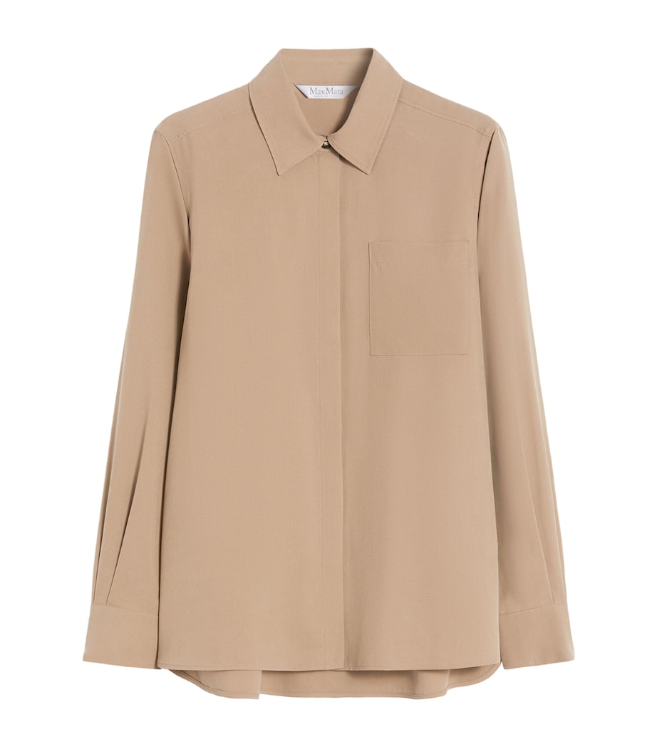 Silk Shirt HAZELNUT BROWN Image 1