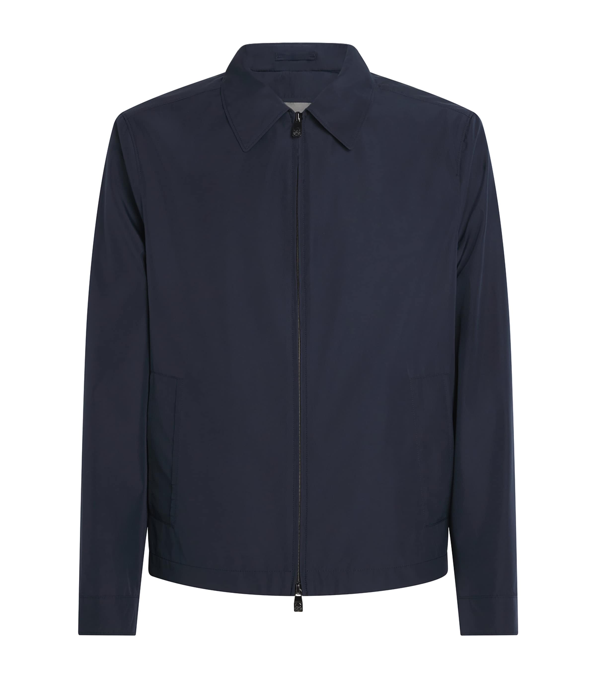 Zip-Up Jacket 001 NAVY BLUE Image 1