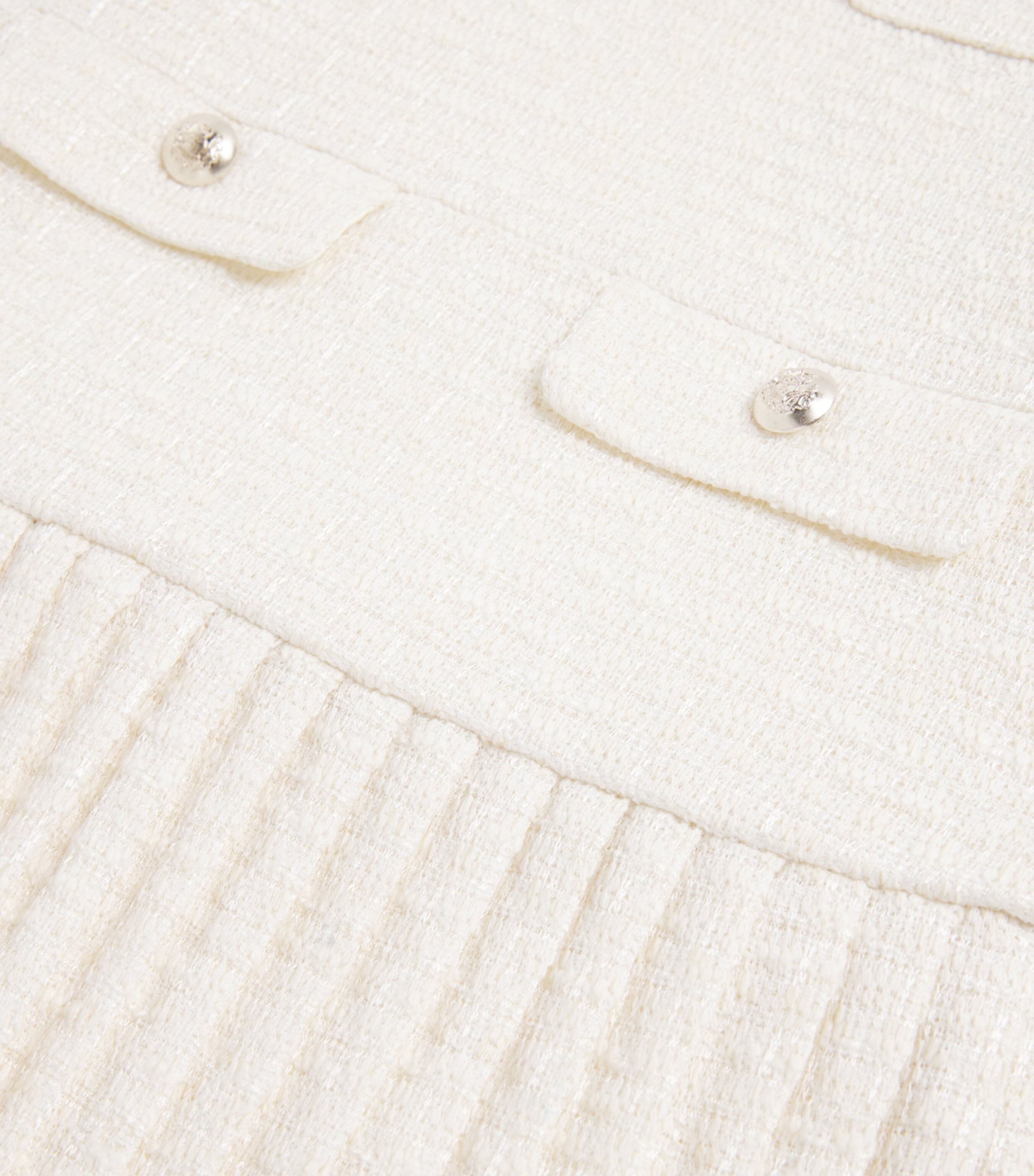 Bouclé Renee Dress (4-12 Years) IVORY Image 3