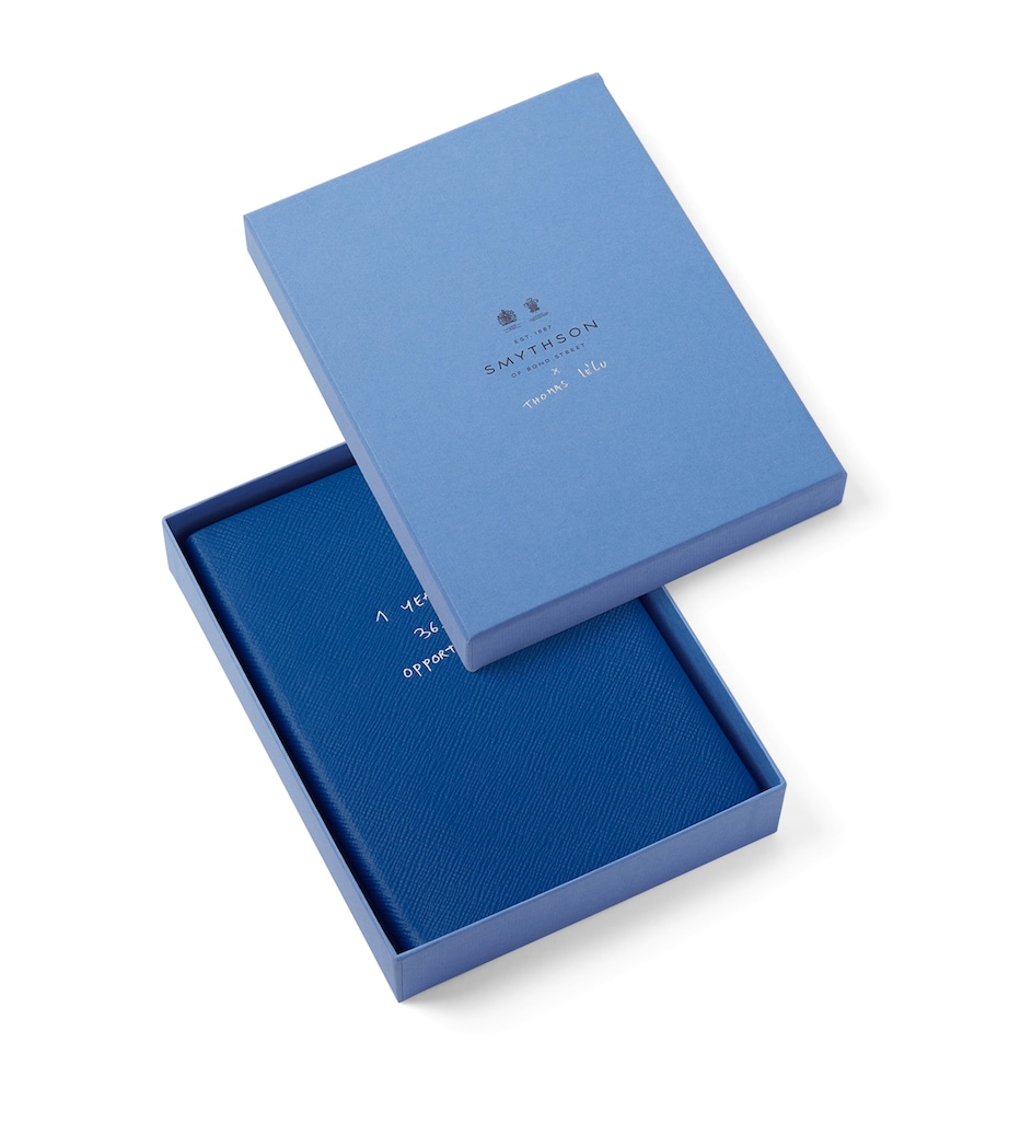 x Thomas Lélu Panama Leather 365 Opportunities Soho Notebook CERULEAN Image 5