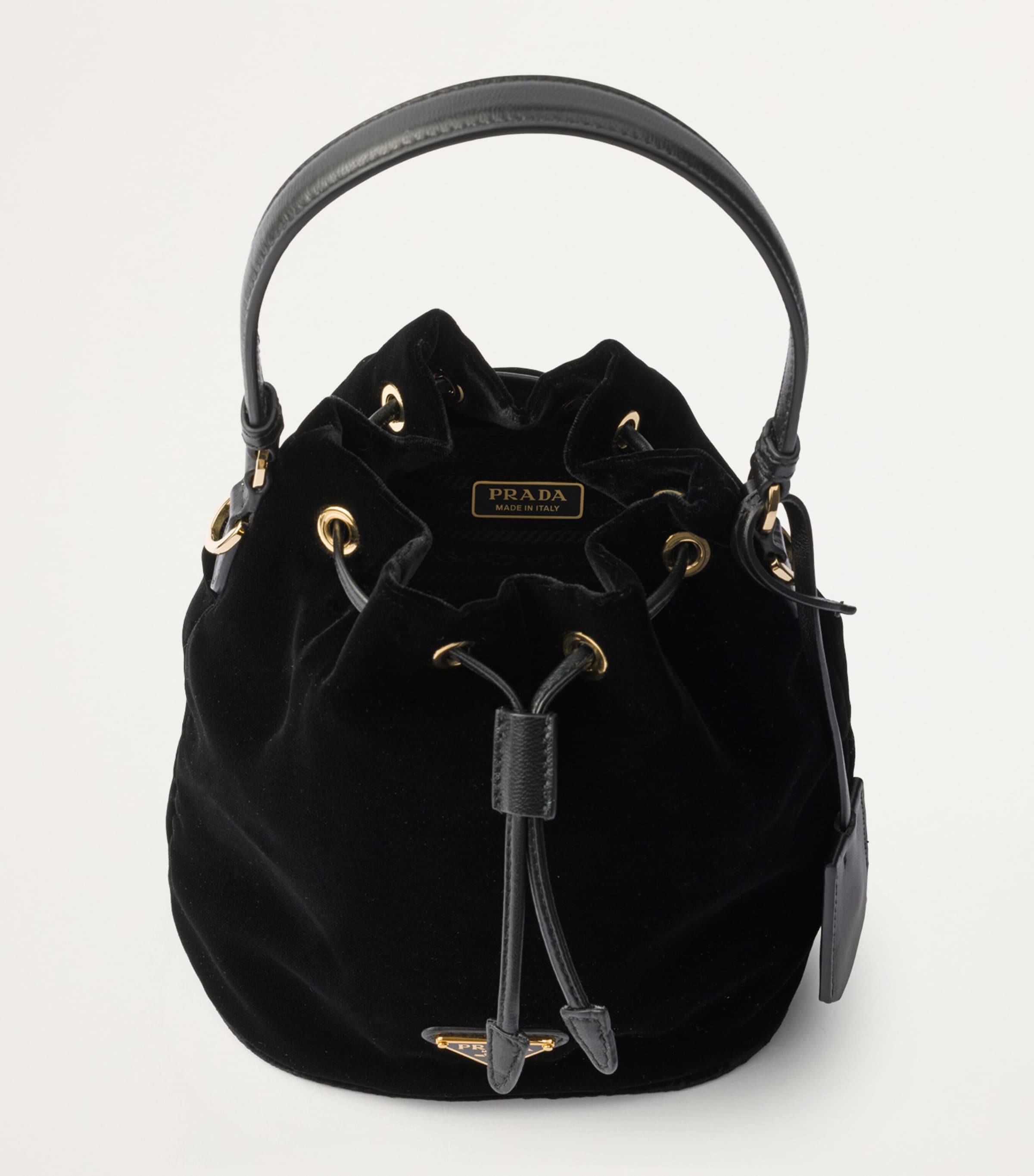Velvet Drawstring Top-Handle Bag F0002 Image 5