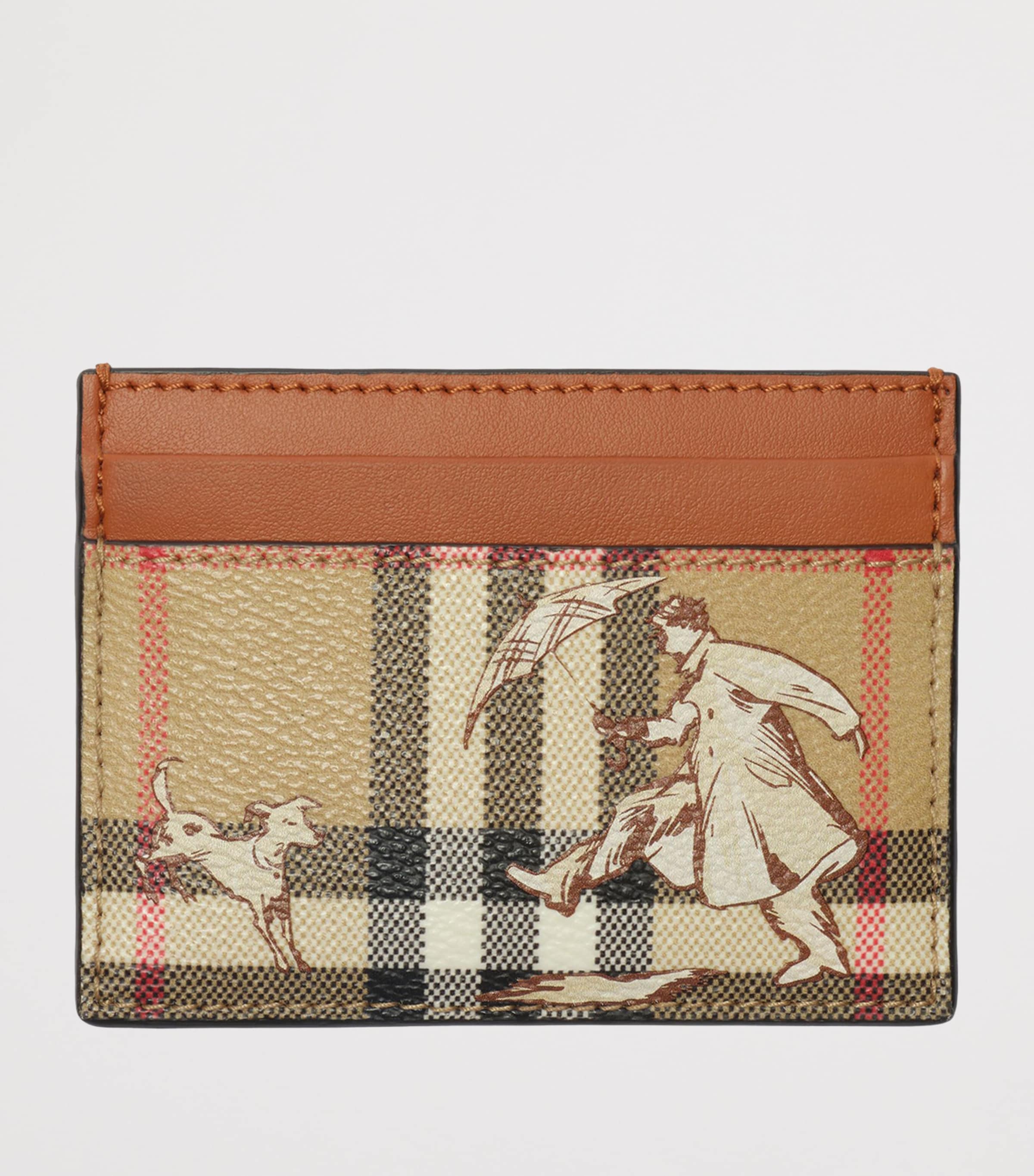 Burberry Check Mates Card Holder Archive Beige Image 2
