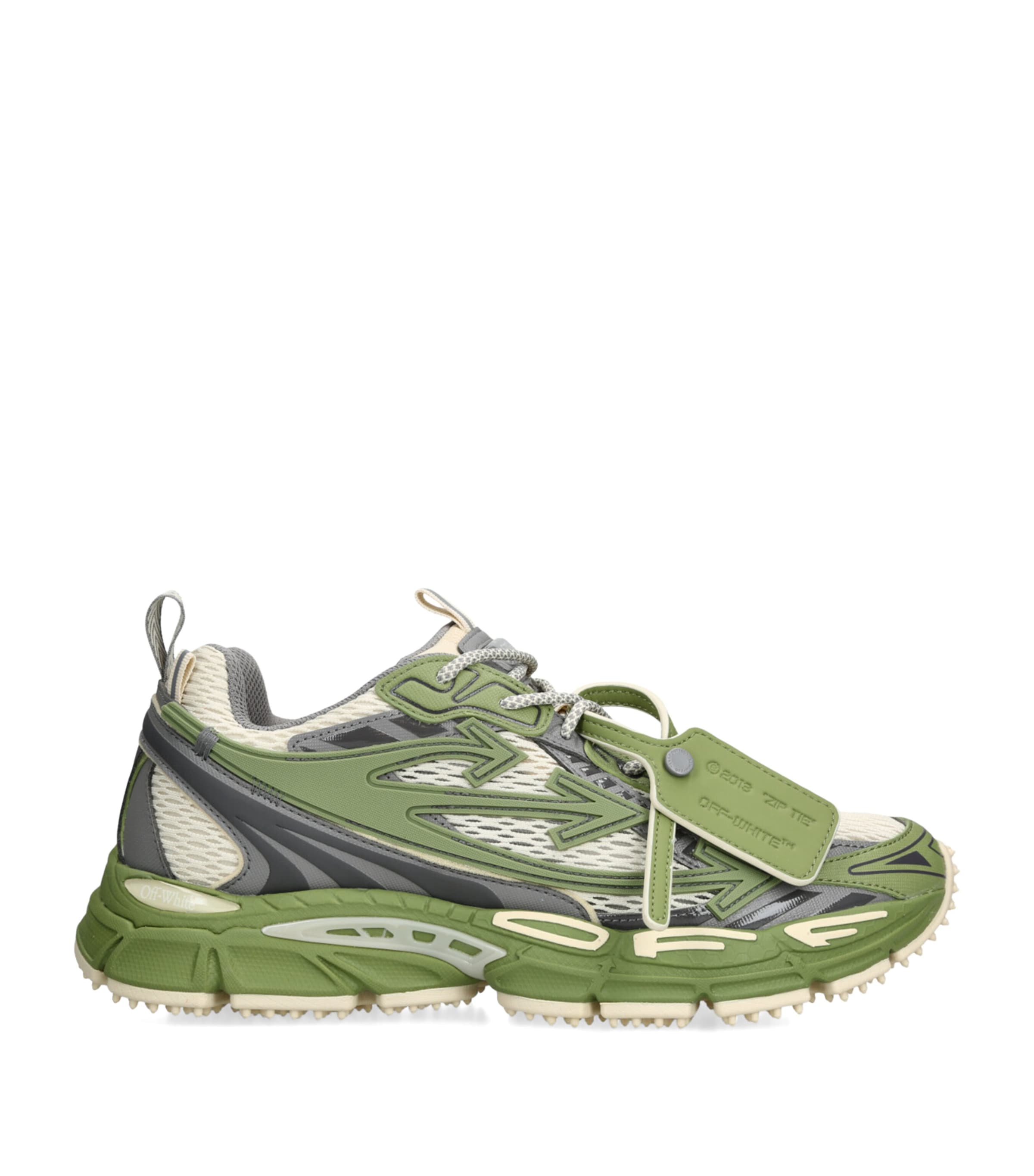 Off-white Be Right Back Sneakers In Green
