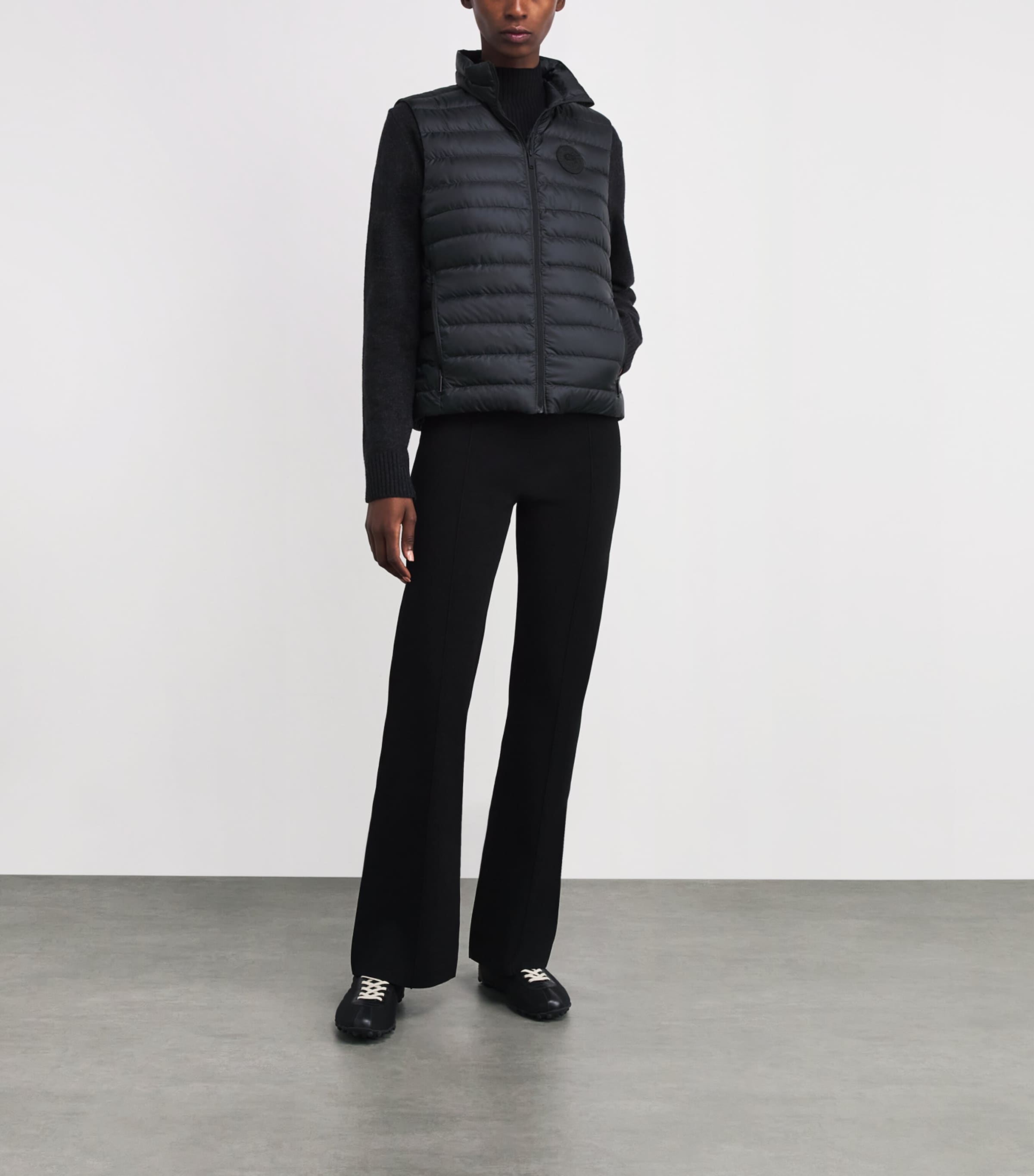 Water-Repellent Down Aethera Gilet 9061 BLACK NOIR Image 2