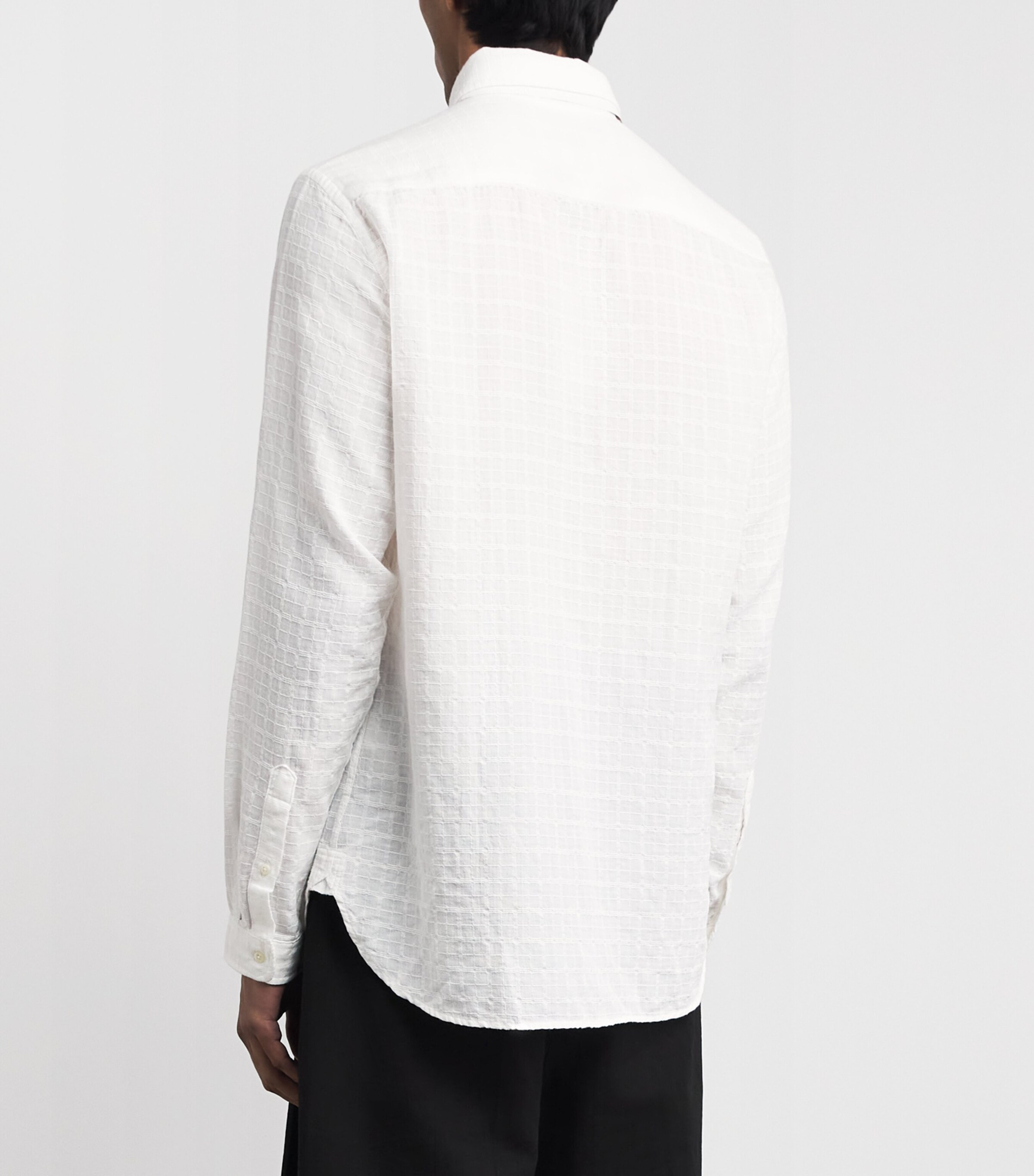Oliver Spencer Mens Organic Cotton Brook Shirt White Image 5