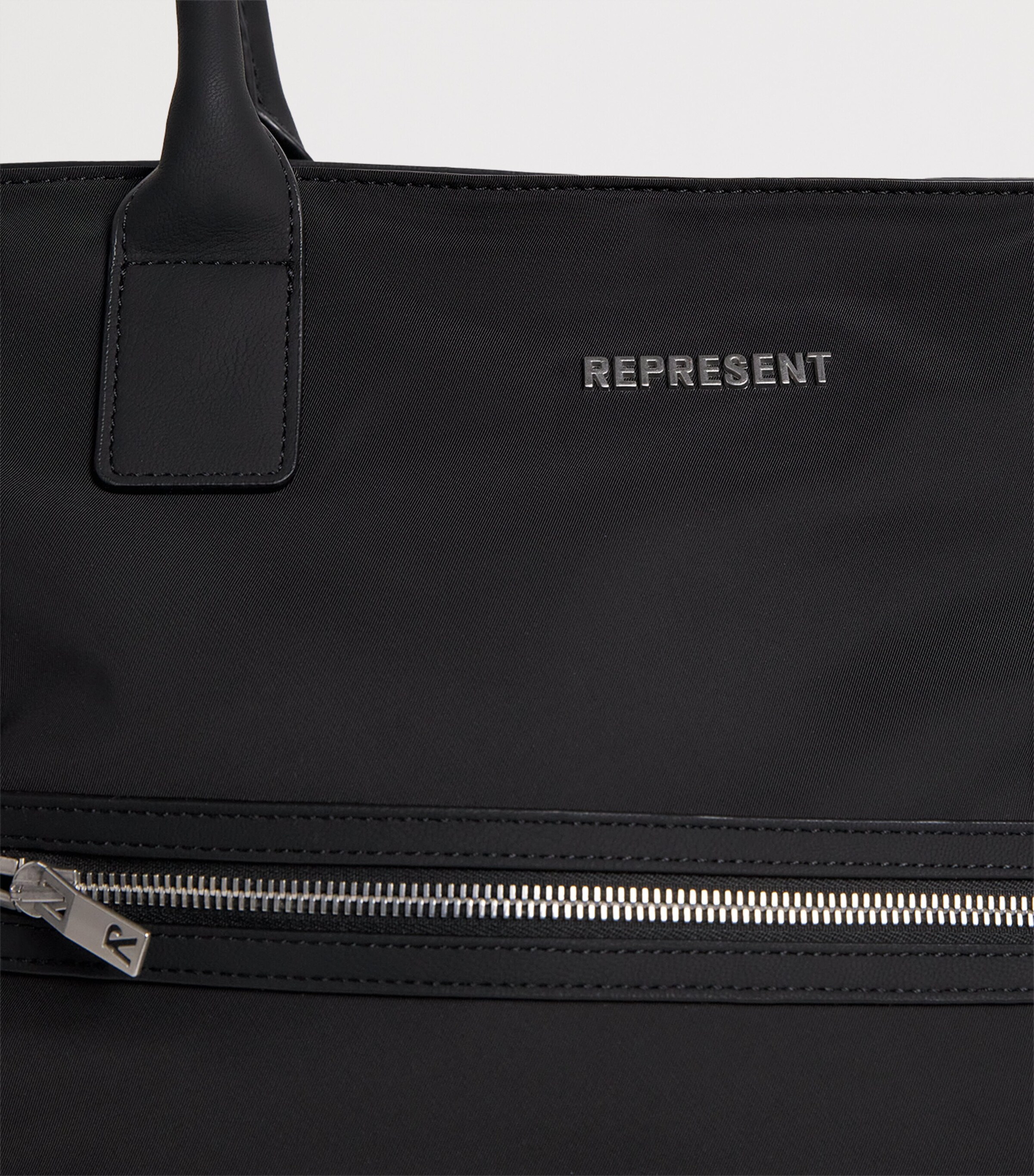 Nylon Tote Bag BLACK Image 4