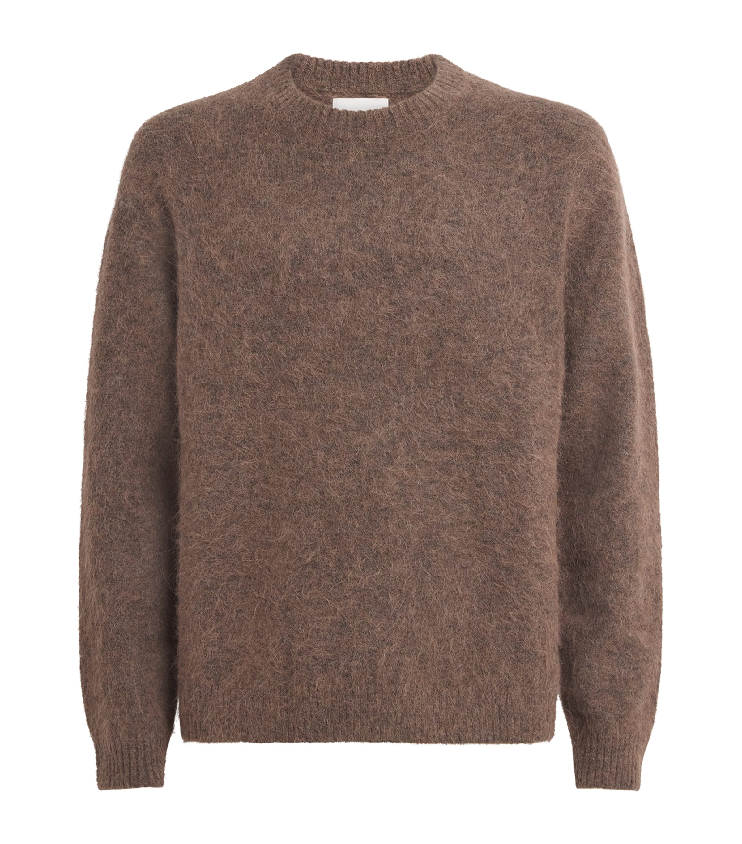 NN.07 Mens Alpaca-Blend Russell 60012 Sweater Mable Husk Image 1