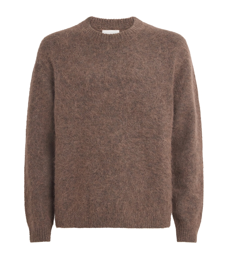 NN.07 Mens Alpaca-Blend Russell 60012 Sweater Mable Husk Image 1